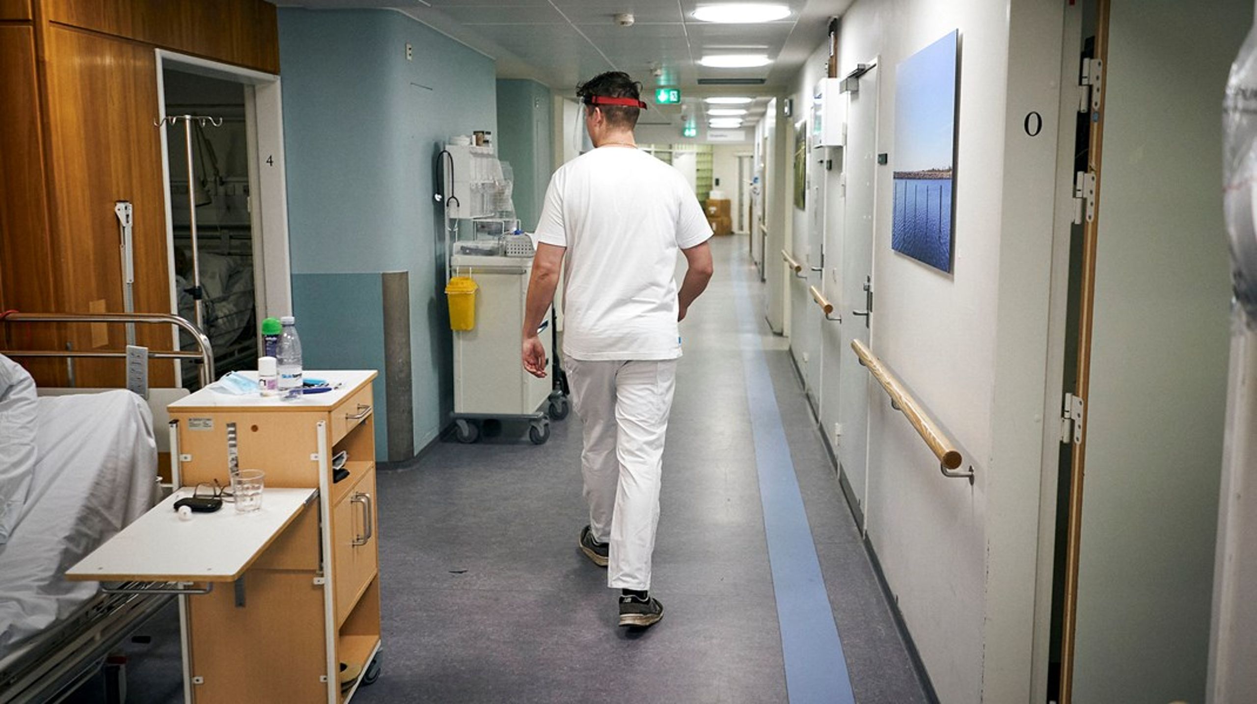 Ud af 100 nye sygeplejerskestuderende vil blot 8 være mænd, skriver Christina Laugesen. Arkivfoto.