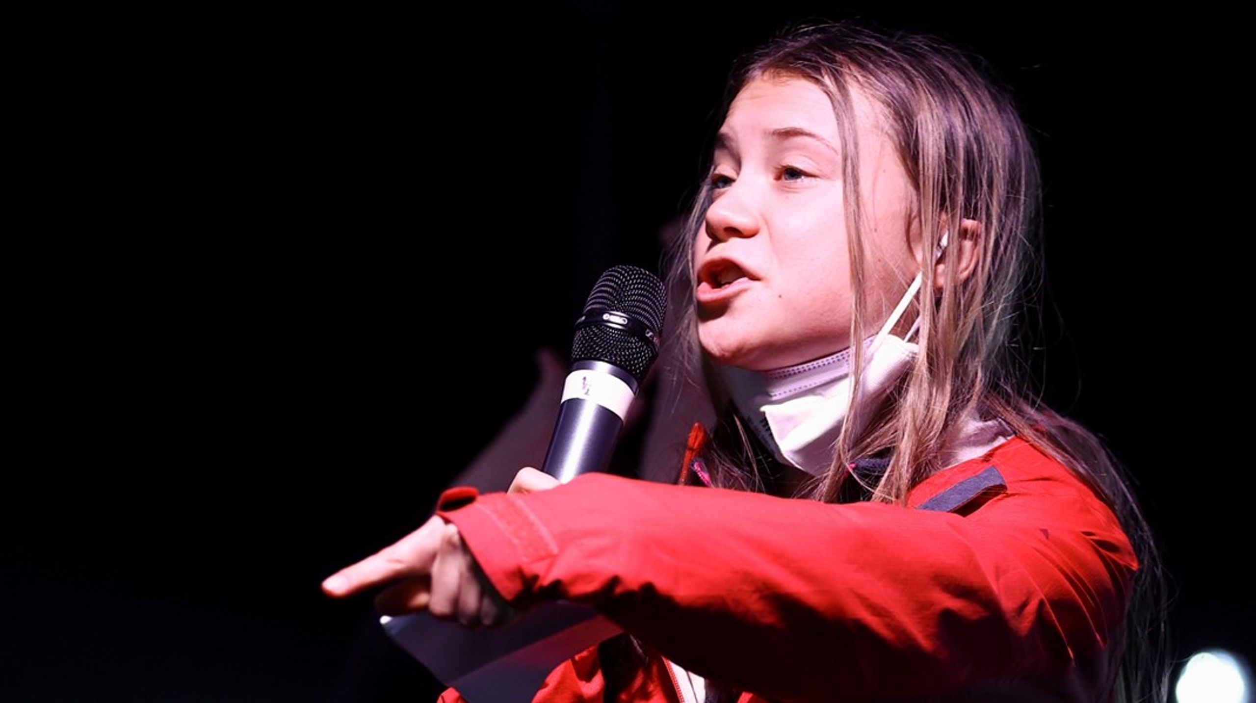 Greta Thunberg til COP26 i Glasgow i 2021. Hun har "boykottet" COP27 i år, fordi hun mener, klimakonferencen handler mest om løgne og greenwashing.