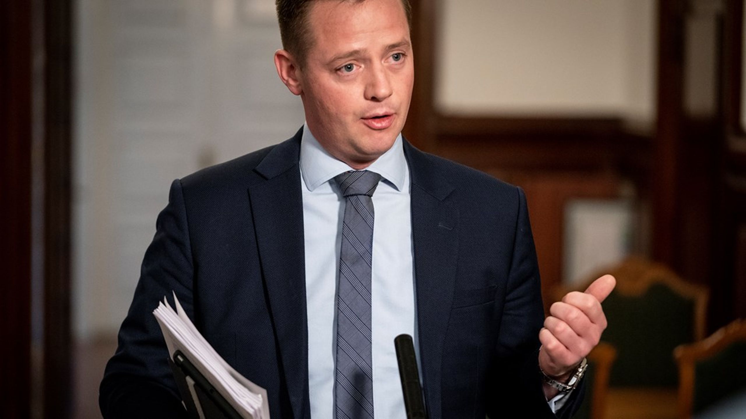 39-årige Thomas Danielsen (V)&nbsp;har været medlem af Folketinget siden 2011. Nu skal han være transportminister.&nbsp;