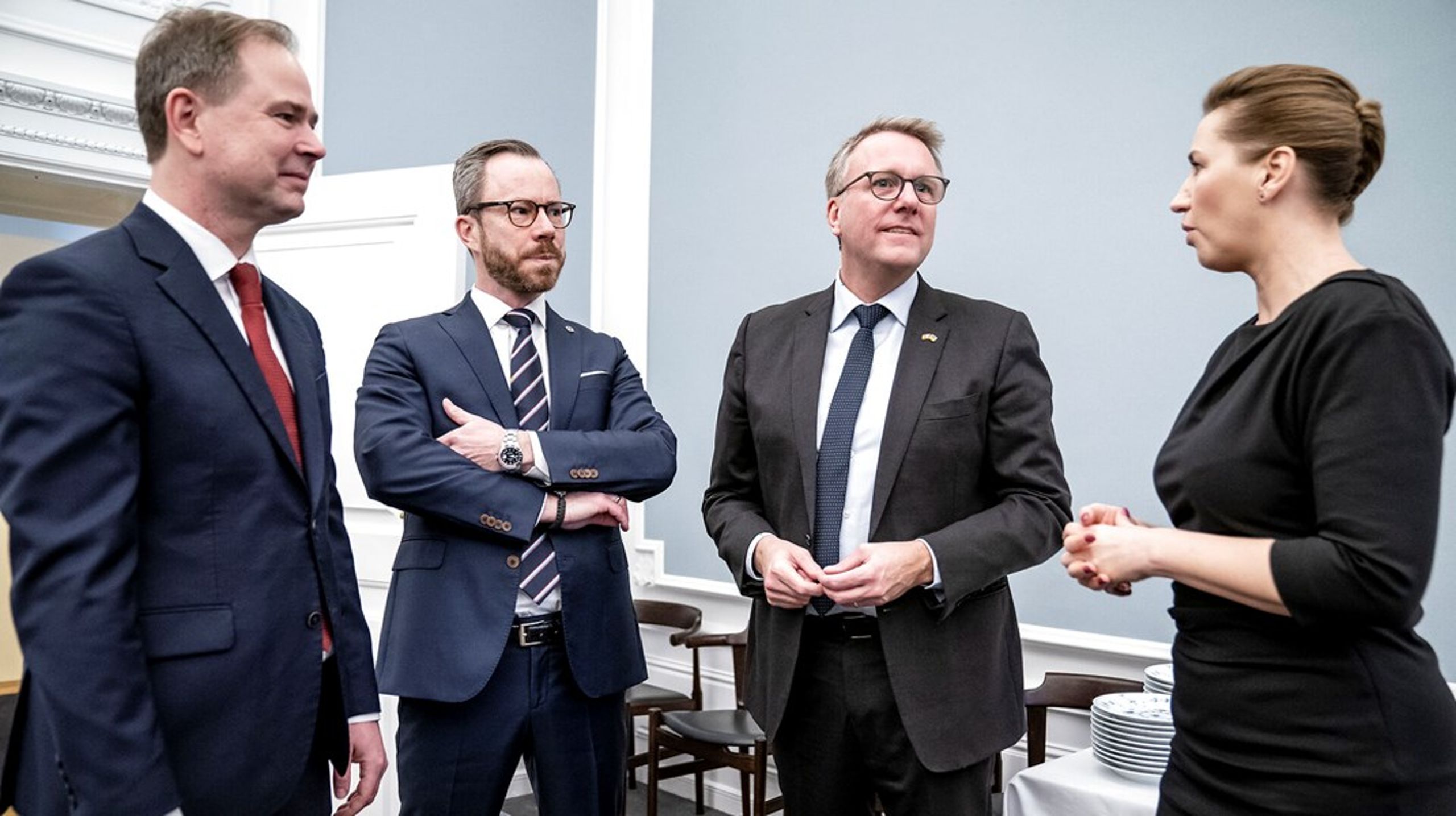To tidligere og en nuværende forsvarsminister - samt en statsminister.