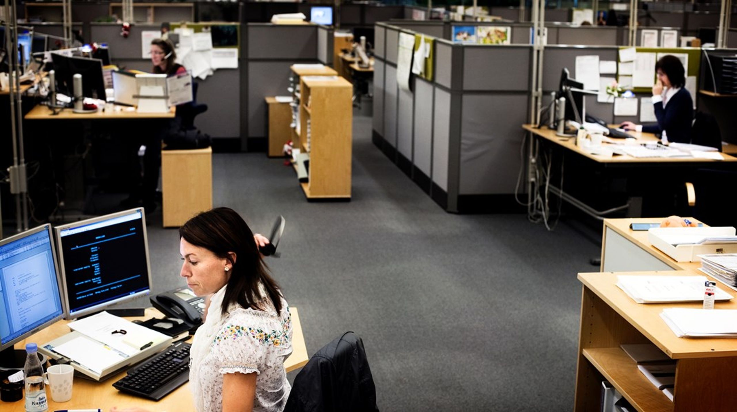 Storrummet er en effektiv måde at udnytte kvadratmeterne på, men i forhold til koncentration og effektivitet er det den dårligste måde at placere medarbejderne på, skriver Lasse Hartmann.