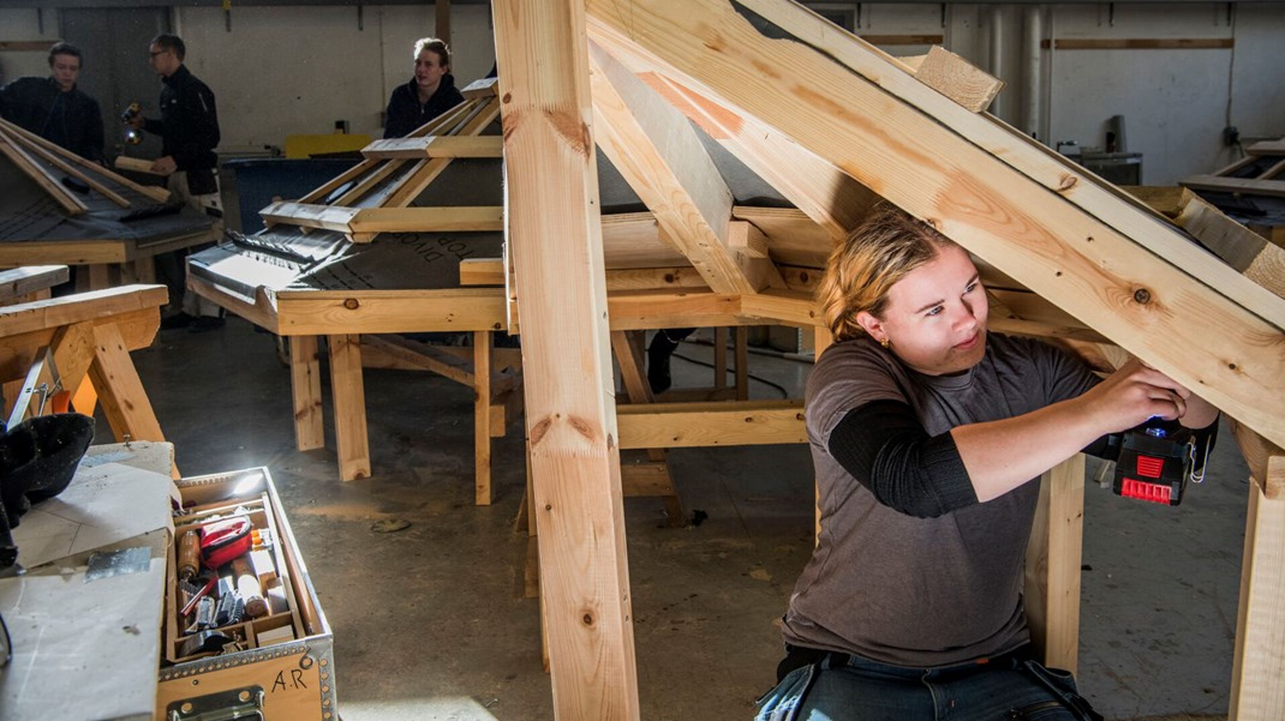 Det er en fejl at tro, at strengere karakterkrav til gymnasiet vil give flere motiverede elever på erhvervsuddannelserne, skriver Tomas Kepler, Hanne Pontoppidan og Monica Lendal Jørgensen. (Arktivfoto)&nbsp;