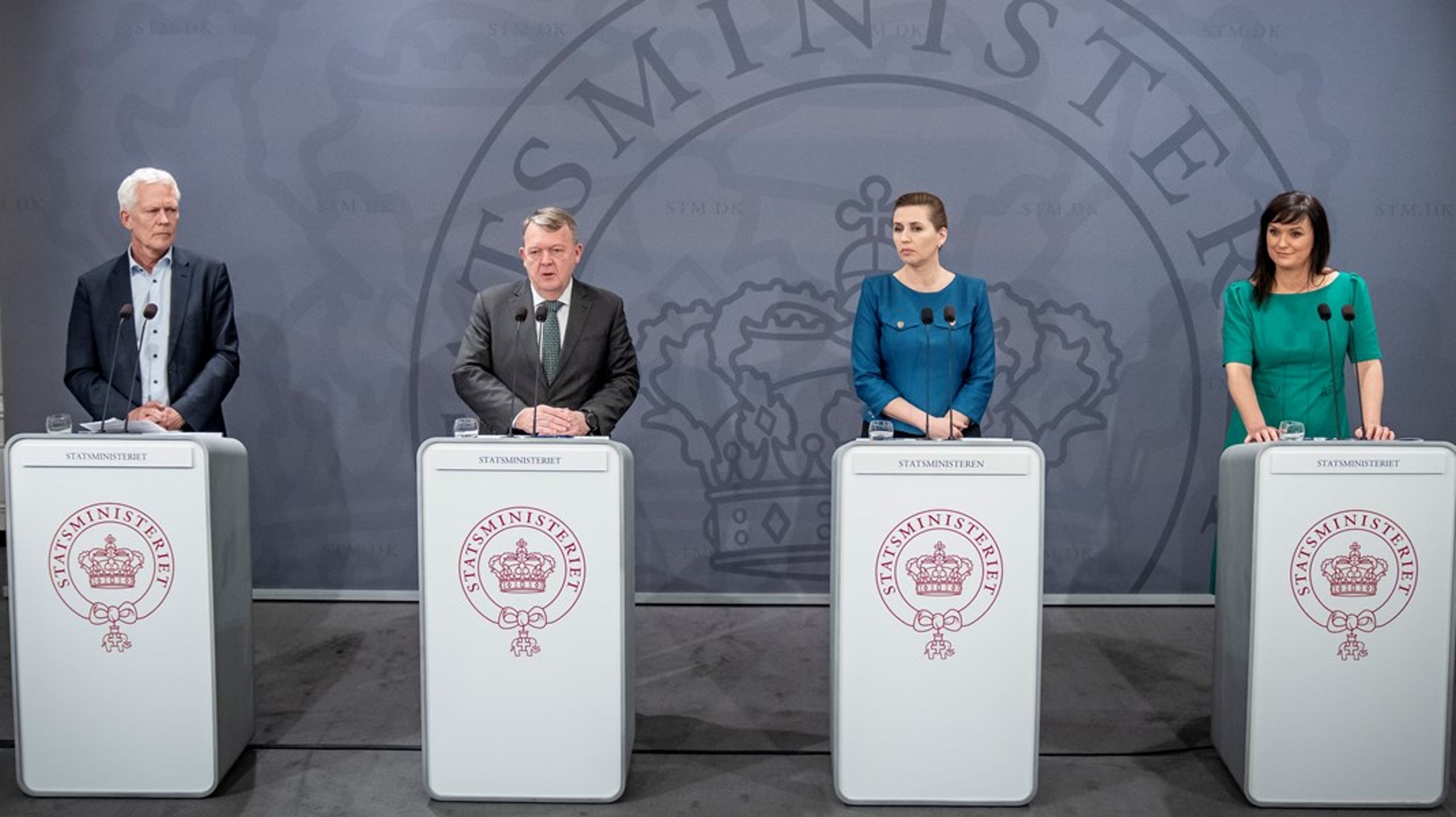 Indenrigs- og sundhedsminister Sophie Løhde (V) har udpeget medlemmerne af Sundhedsstrukturkommissionen, der skal&nbsp;gentænke, hvordan sundhedsvæsenet skal organiseres. Formanden bliver Jesper Fisker (tv).<br>