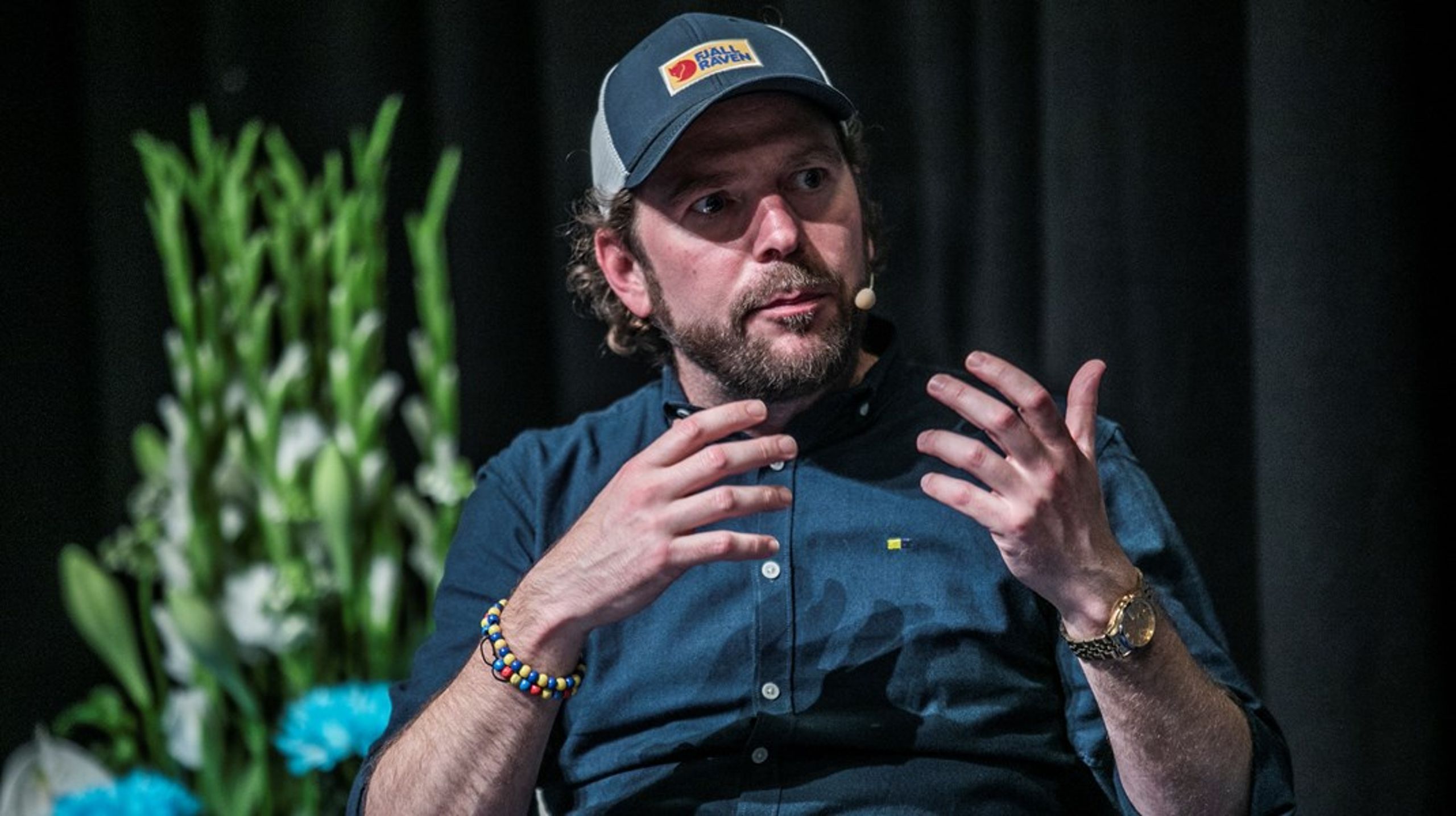 Mikkel Frey Damgaard til Bogforum 2022 i Bella Centeret.&nbsp;