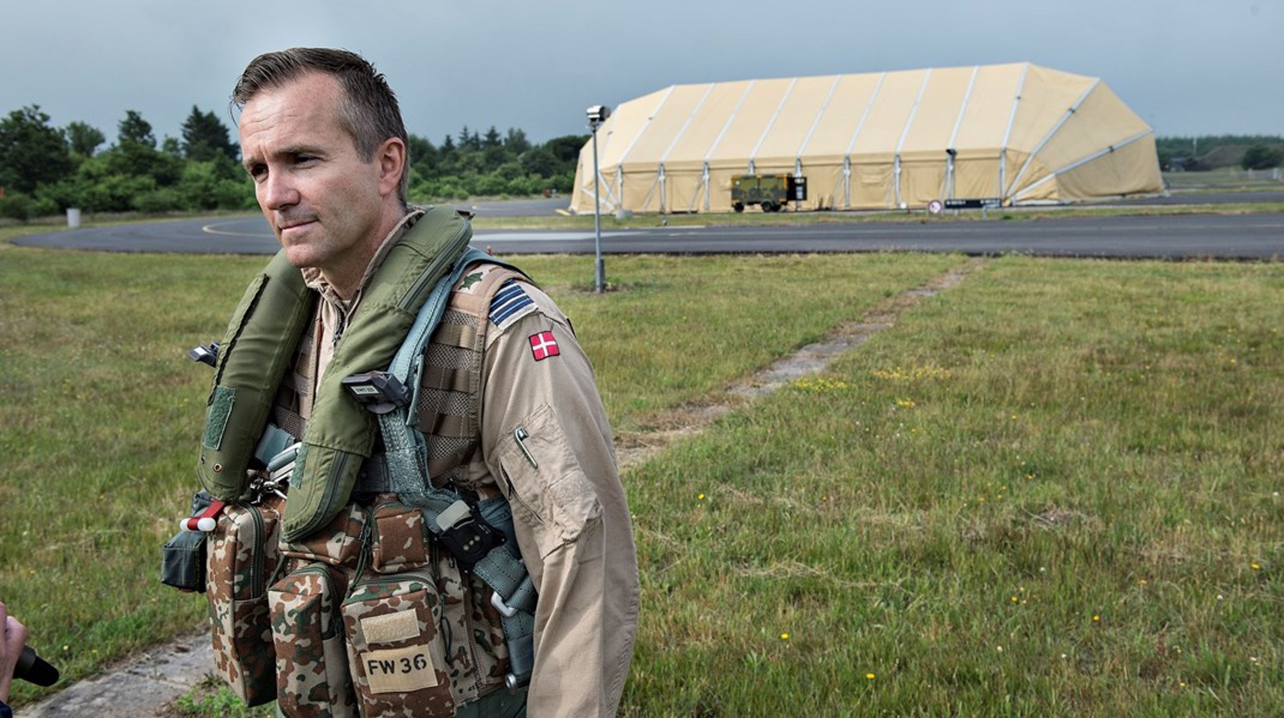Anders Rex er uddannet F-16 pilot og har en lang karriere inden for forsvaret.