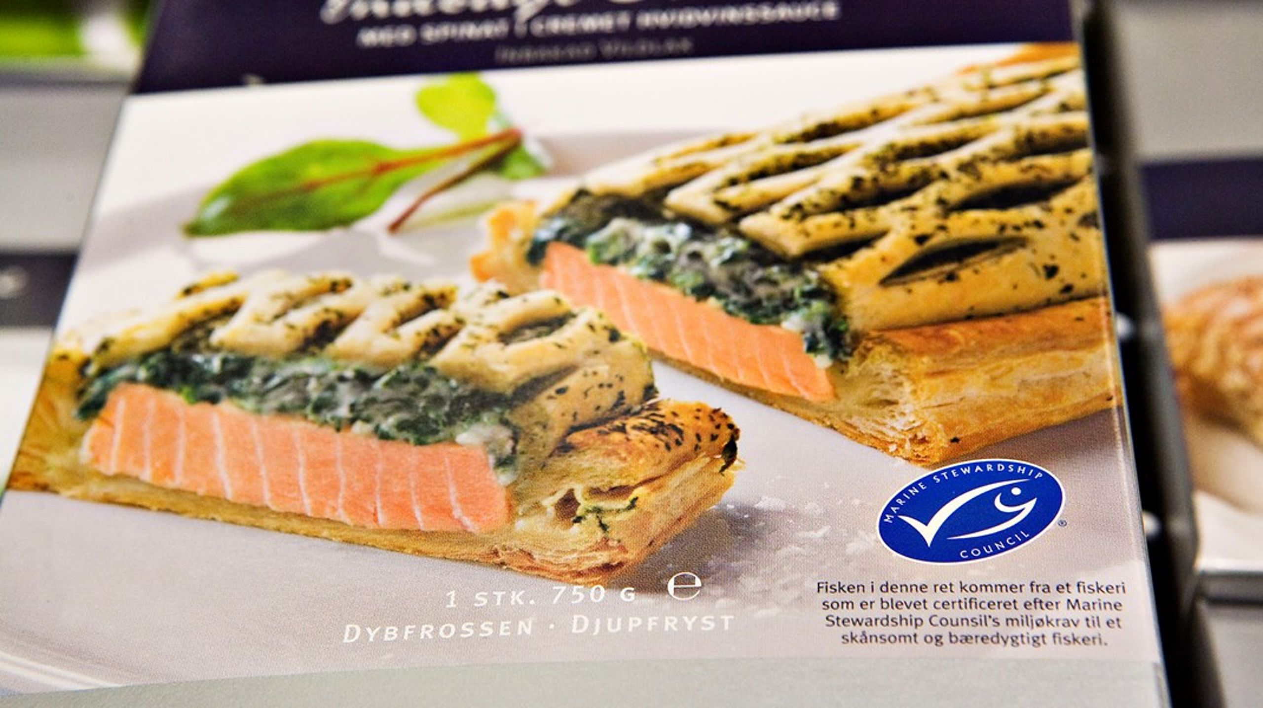 Det lille blå MSC-mærke er vidt udbredt og lover forbrugeren, at fisken i produktet kommer fra et bæredygtigt fiskeri.