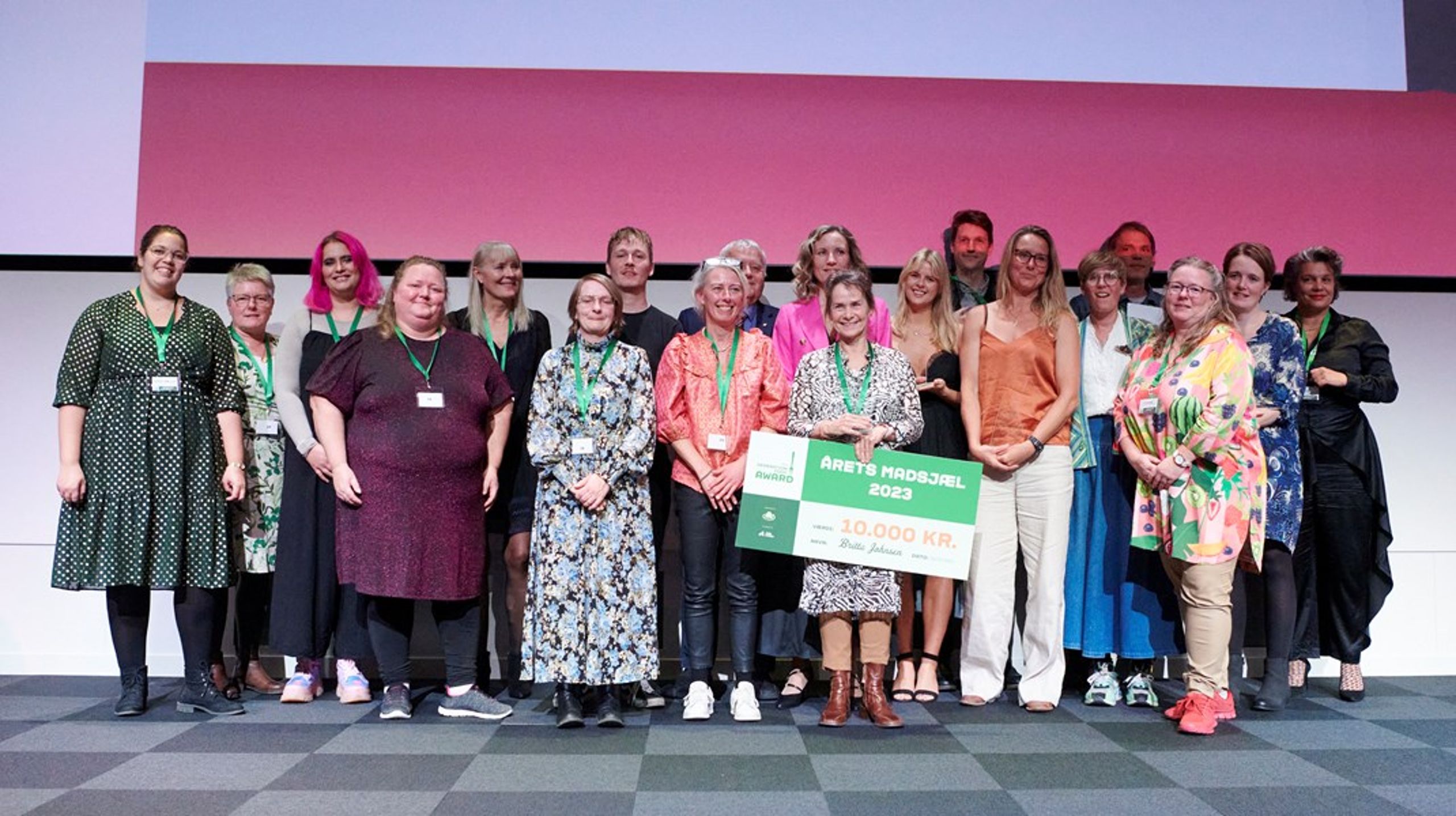 Vindere og nominerede til priserne ved Generation Food Awards 2023.
