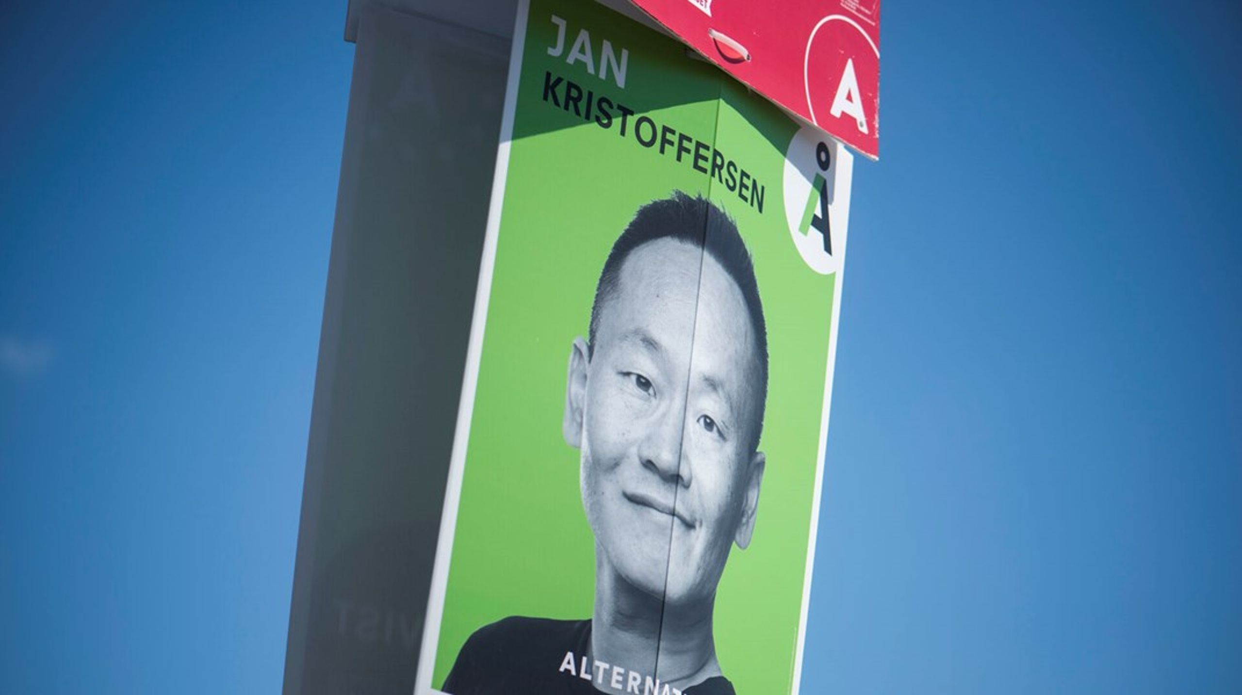 Jan Kristoffersens&nbsp;valgplakat ved europarlamentsvalget i 2019, der også faldt sammen med folketingsvalget. Kristoffersen genopstiller ved europarlamentsvalget i 2024.&nbsp;