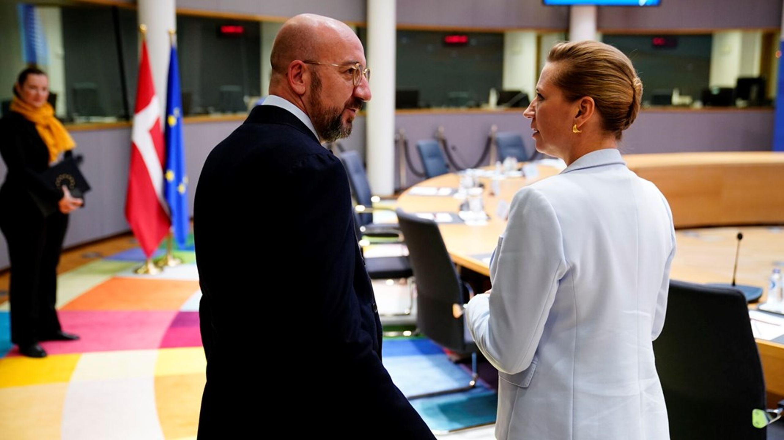 Tirsdag kommer EU's rådsformand, Charles Michel, på besøg hos statsminister Mette Frederiksen (S) i København.&nbsp;