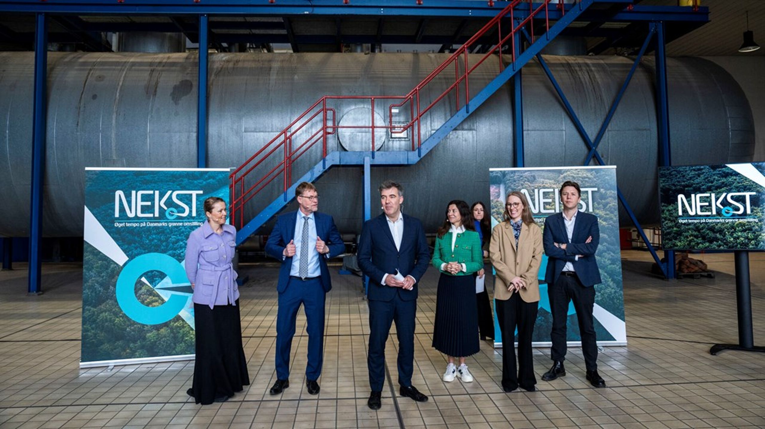 Klima-, energi- og forsyningsminister Lars Aagaard (M) præsenterede i marts den nye nationale energikrisestab, Nekst. Nu åbner staben for det tredje arbejdsspor, som omhandler en hurtigere udbygning af elnettet.