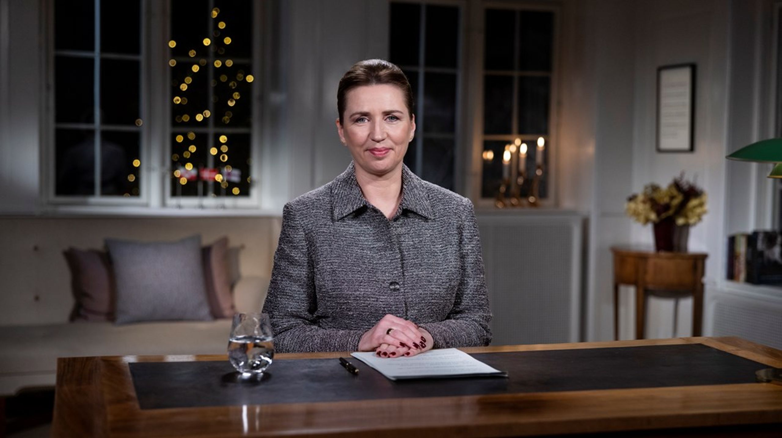 "Et Europa uden vilje og evne til at forsvare sig selv. Hvad er det egentlig værd?," spurgte Mette Frederiksen i sin nytårstale.