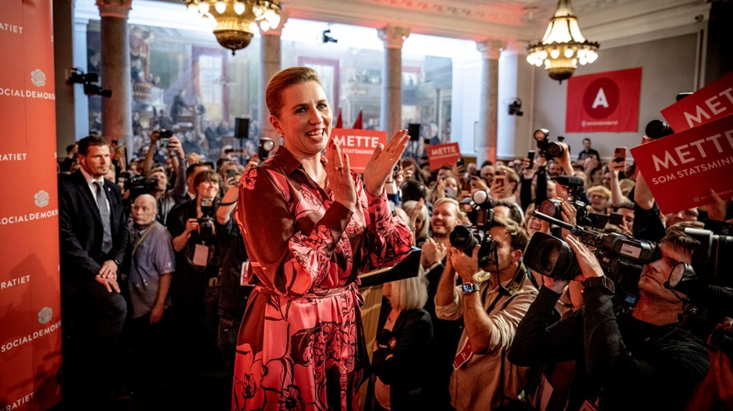 Socialdemokratiet er det parti, som havde de største&nbsp;udgifter i 2022.