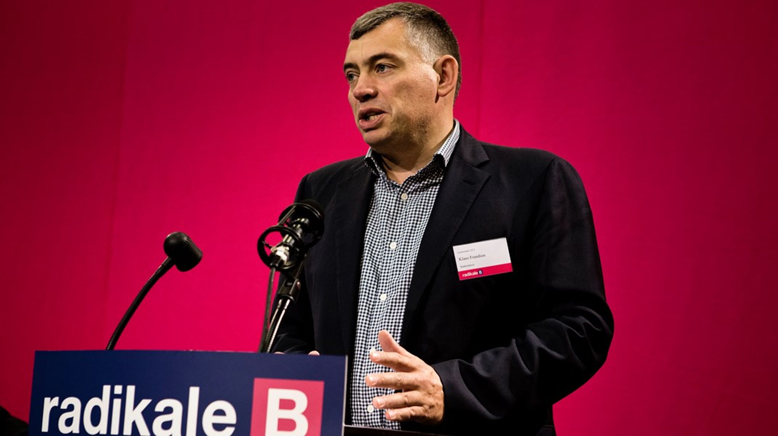 Klaus Frandsen var landsformand for Radikale i&nbsp;perioden fra 2009-2015.&nbsp;<br>