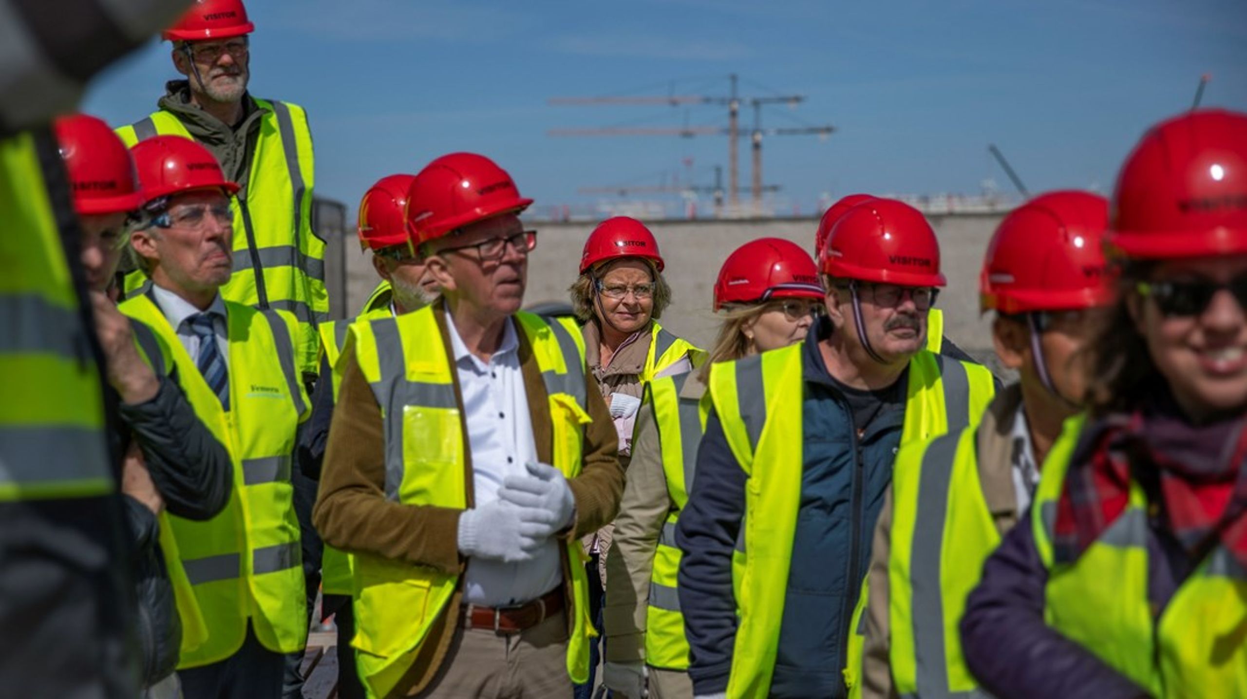 Reportagen var fra en bustur arrangeret af fagbevægelsen med deltagelse af spidskandidaterne til europaparlamentsvalget. Turen gik&nbsp;til byggerierne af Femern-forbindelsen og den nye Storstrømsbro.