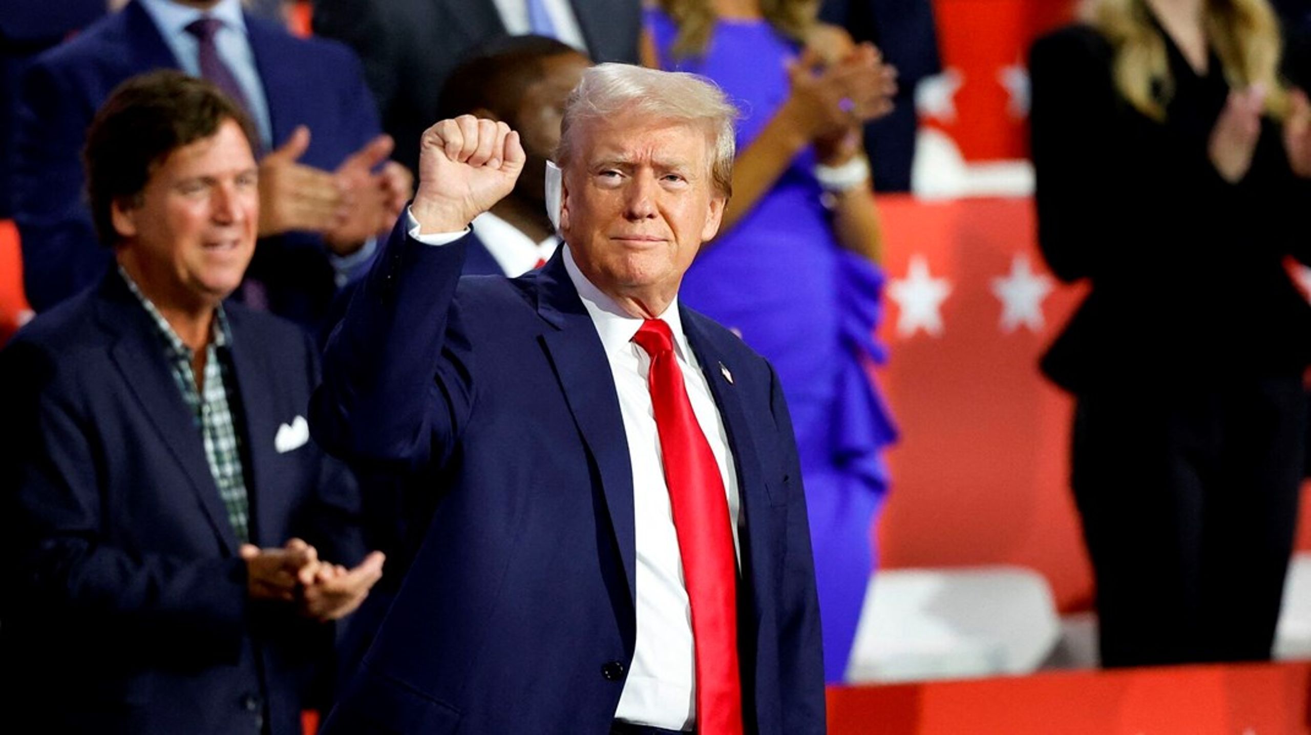 Donald J. Trump blev mandag officielt valgt som Det Republikanske Partis kandidat til præsidentvalget i november.&nbsp;