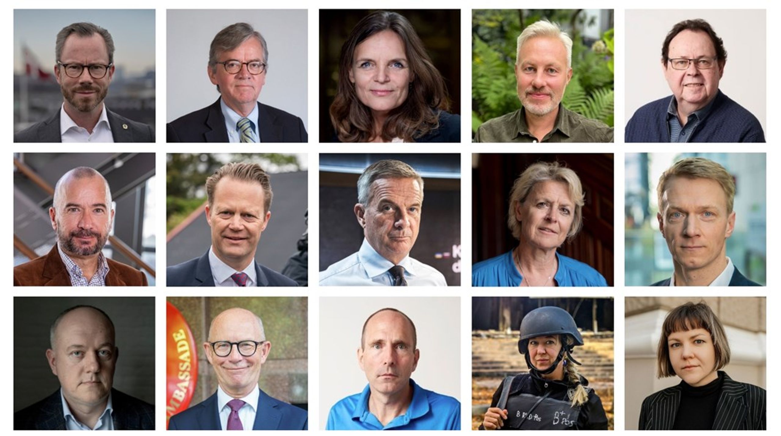 'Nyt fra Ukraine' sætter&nbsp;ansigt på et udsnit af de journalister, eksperter, ambassadører og politikere, der har beskæftiget sig indgående med krigen i Ukraine.