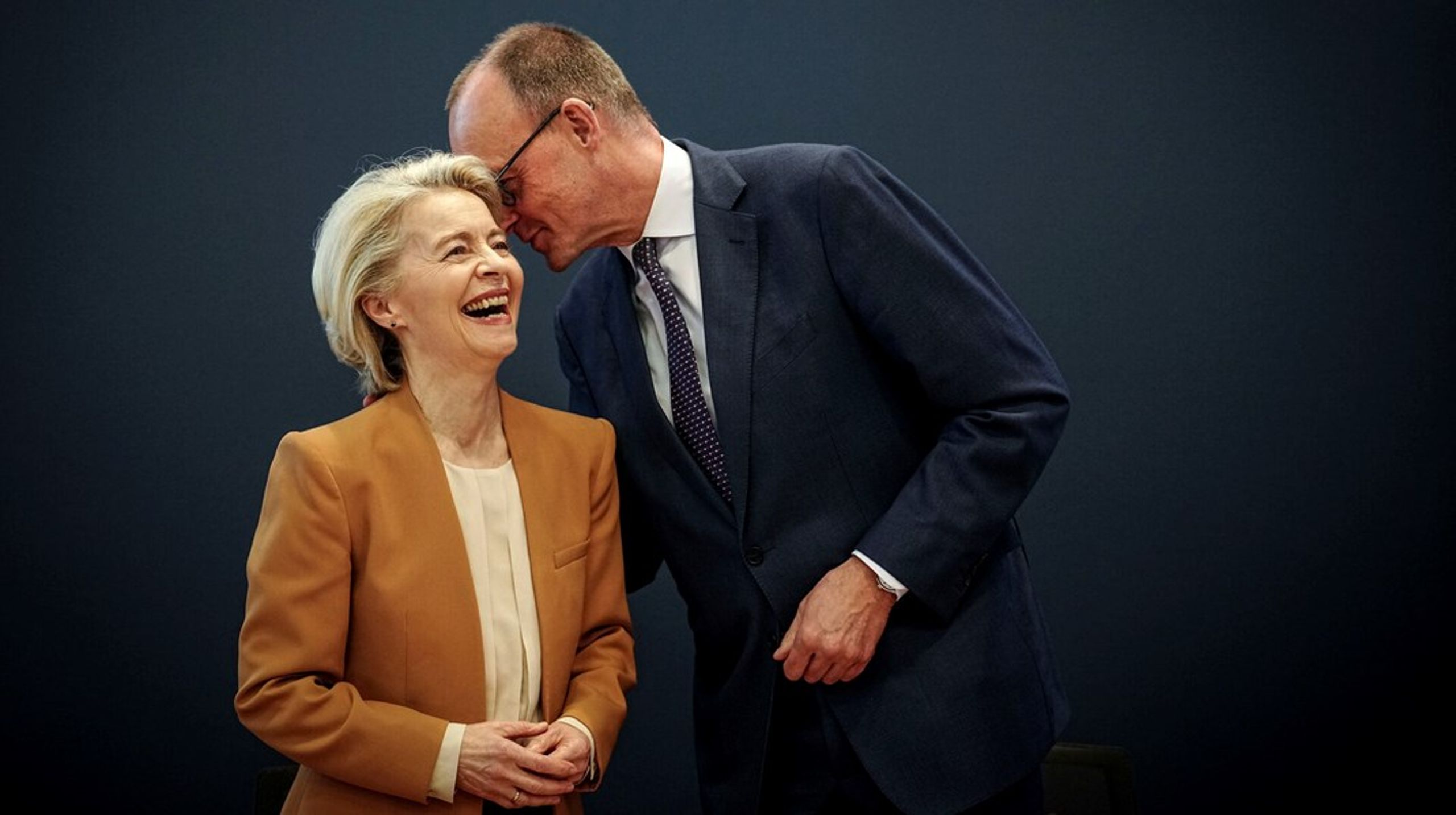 EU-Kommissionens formand, Ursula von der Leyen, håber at hendes tyske partifælle fra CDU, kanslerkandidat Friedrich Merz, vil sætte gang i EU's investeringer.