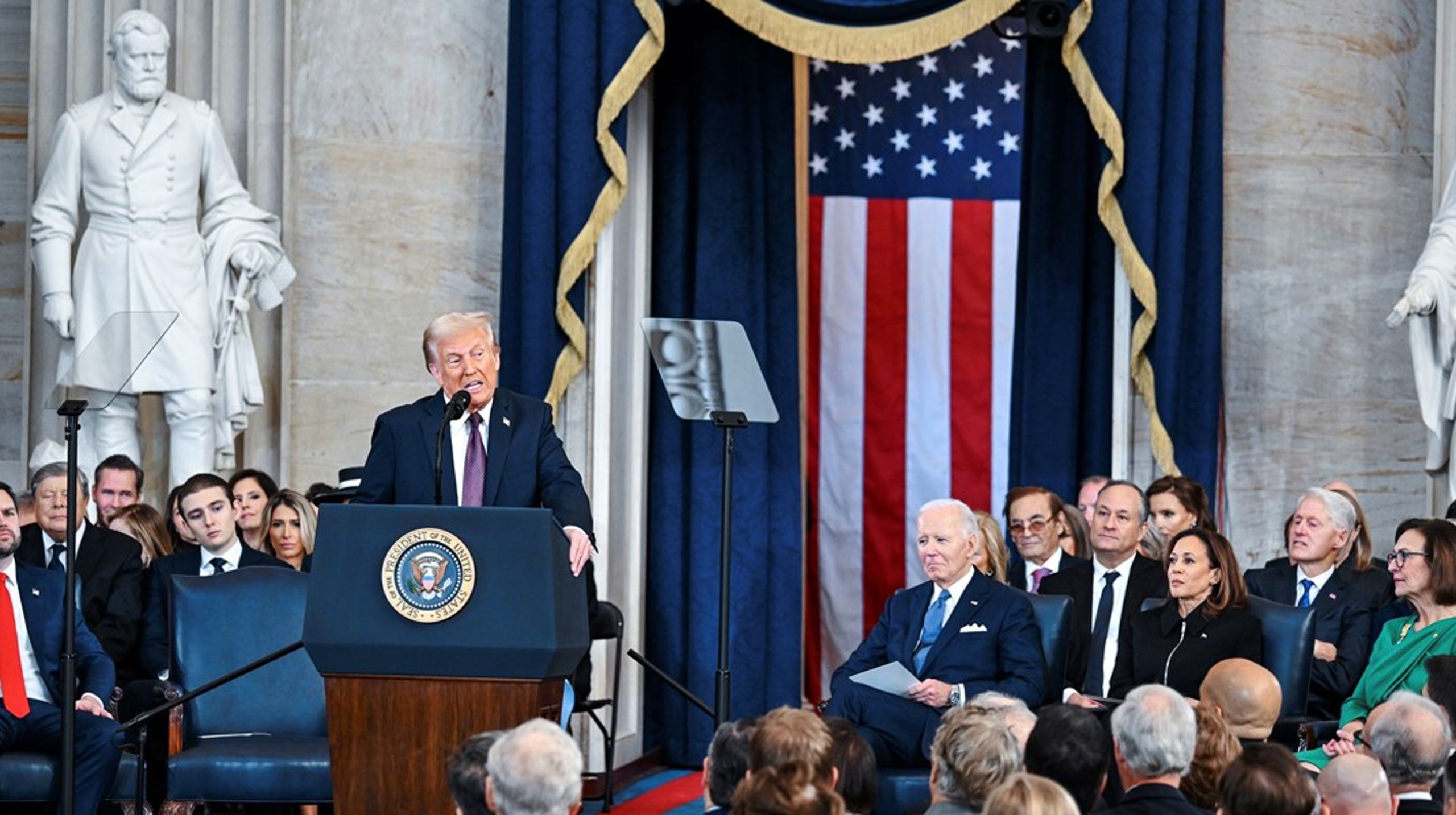 Trump er ved at omdefinere USA's position, og for nogle kommer det&nbsp;tilsyneladende som et chok, at USA også står for noget andet end det, vi troede,&nbsp;skriver&nbsp;Sune Haugbølle.