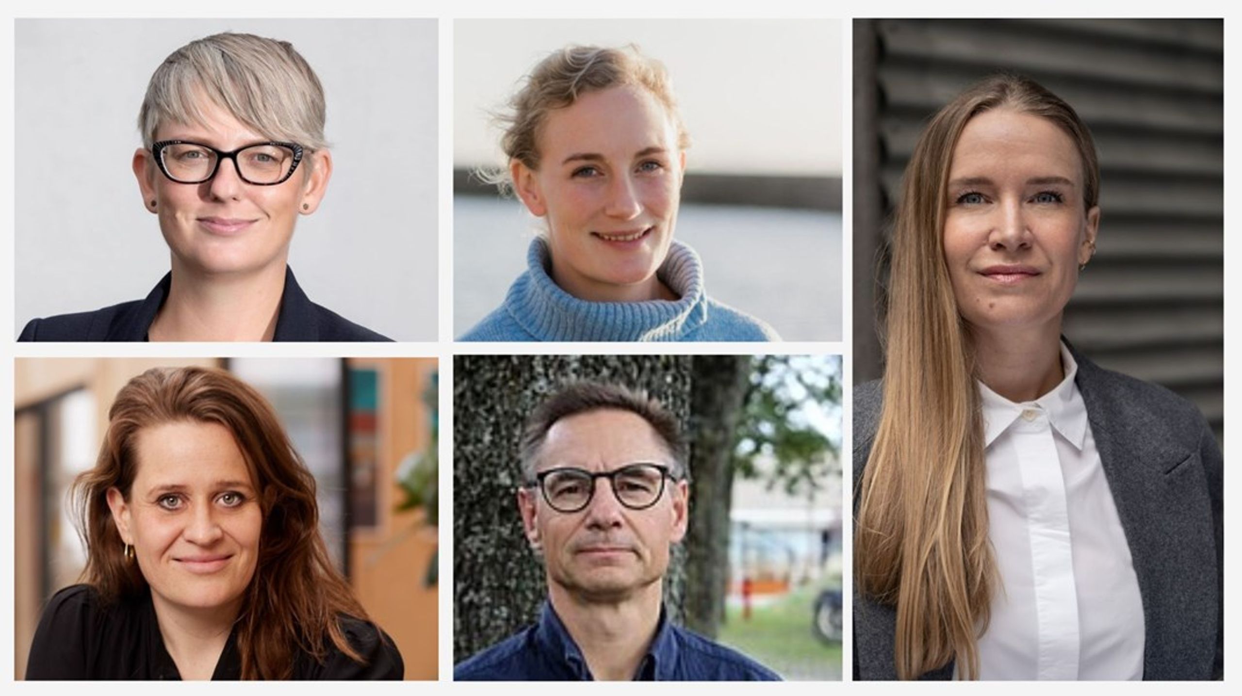 De fem skribenter har indgående indsigt i det danske civilsamfund.&nbsp;