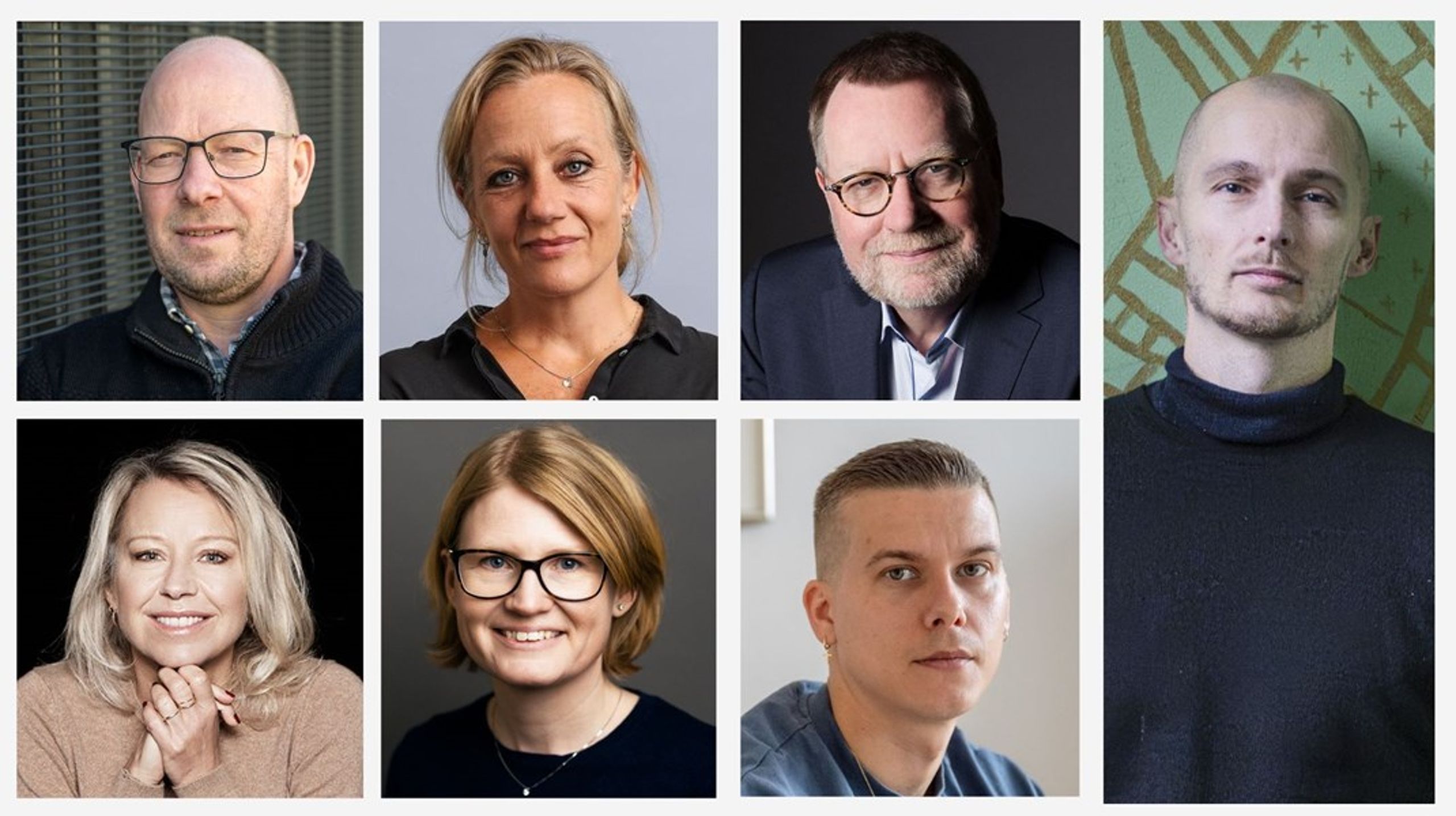 De syv skribenter har alle indgående viden om socialområdet.&nbsp;
