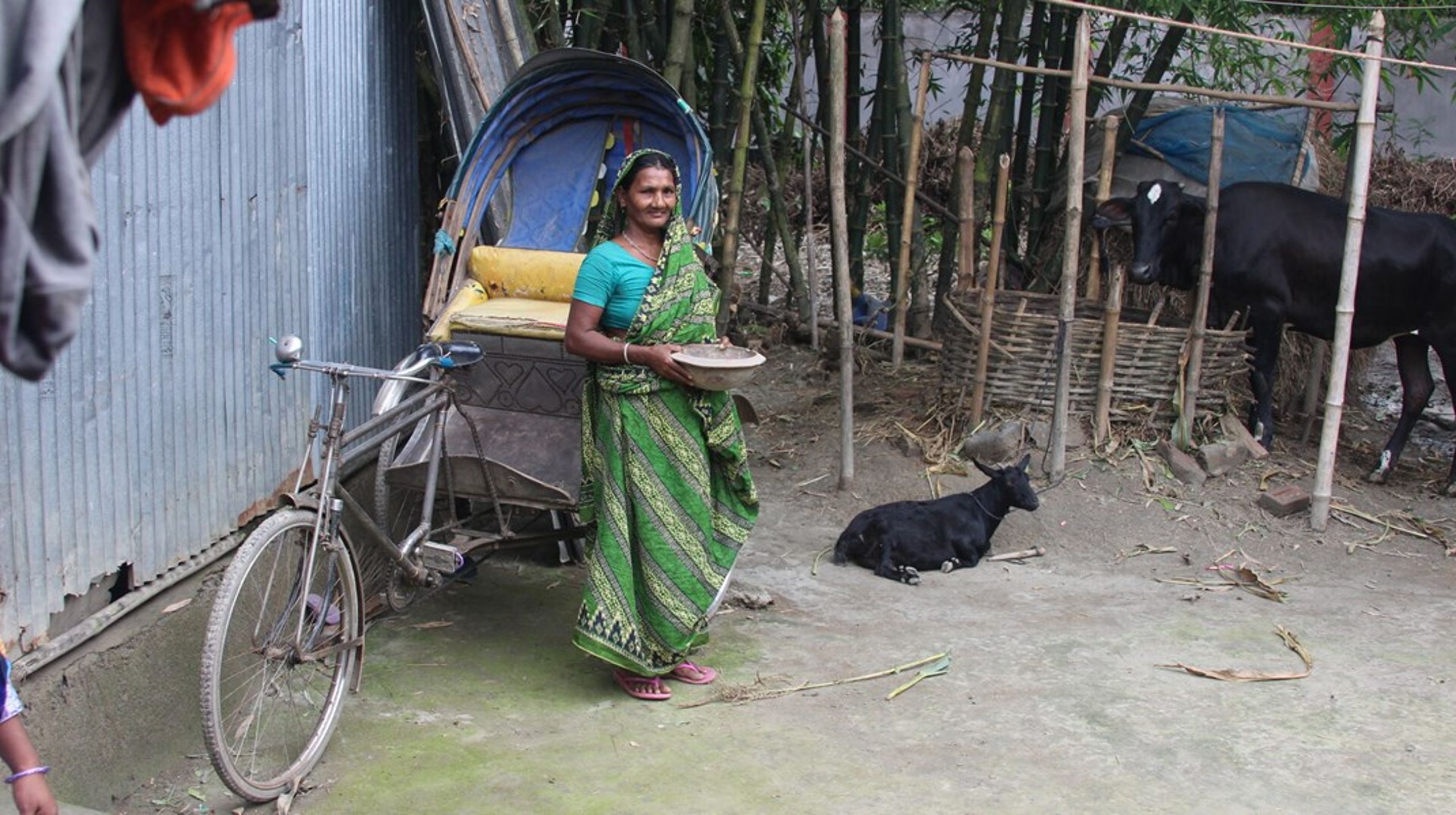 Kvinden Tulsi i landbyen Outpara i Bangladesh er en af de millioner af fattige, som har fået hjælp via organisationen BRAC