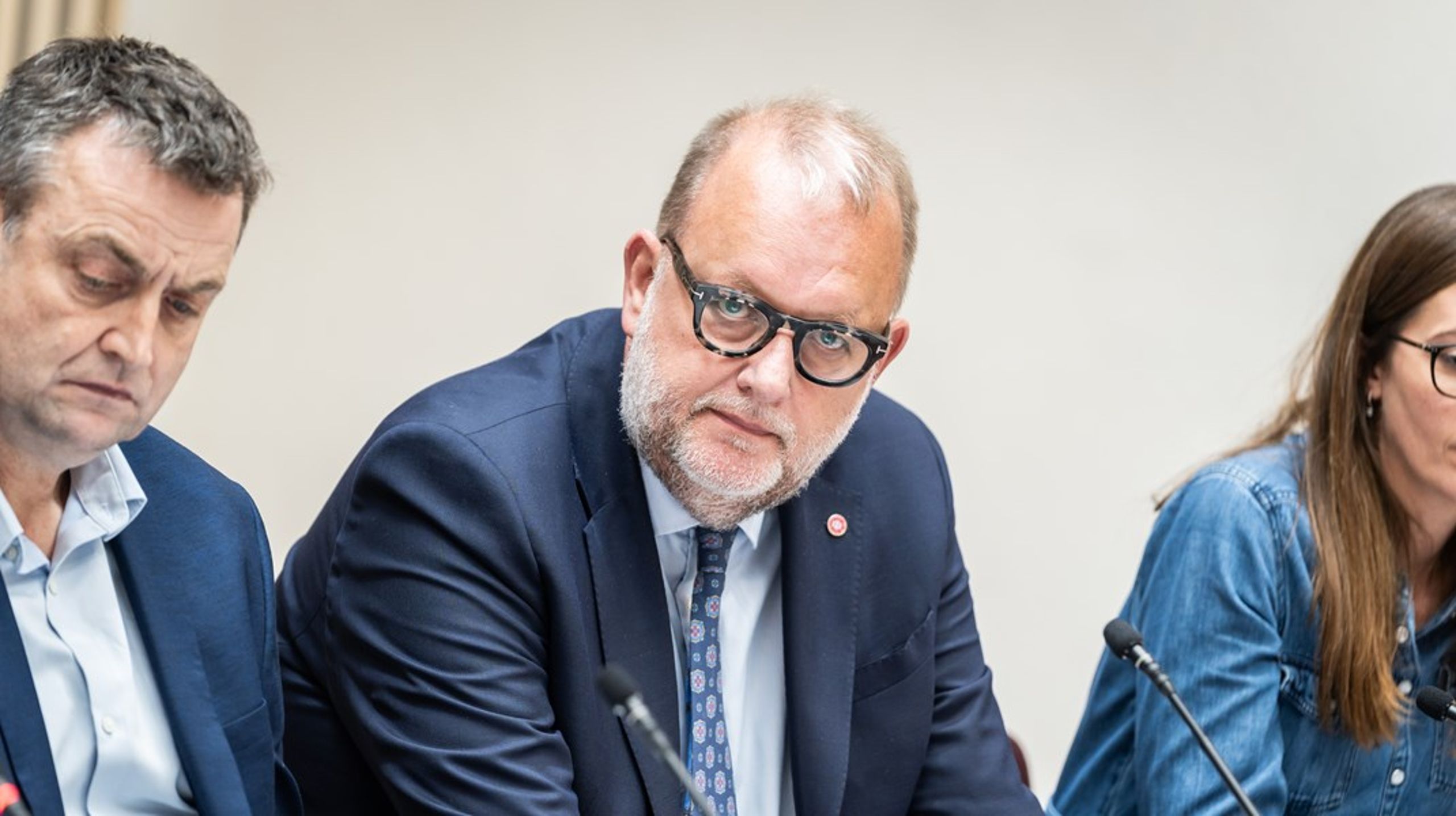 Socialdemokratiets Leif Lahn Jensen (til venstre) og Venstres Lars Christian Lilleholt er blandt de gruppeformænd, der har forhandlet aftalen på plads. Arkivfoto.&nbsp;