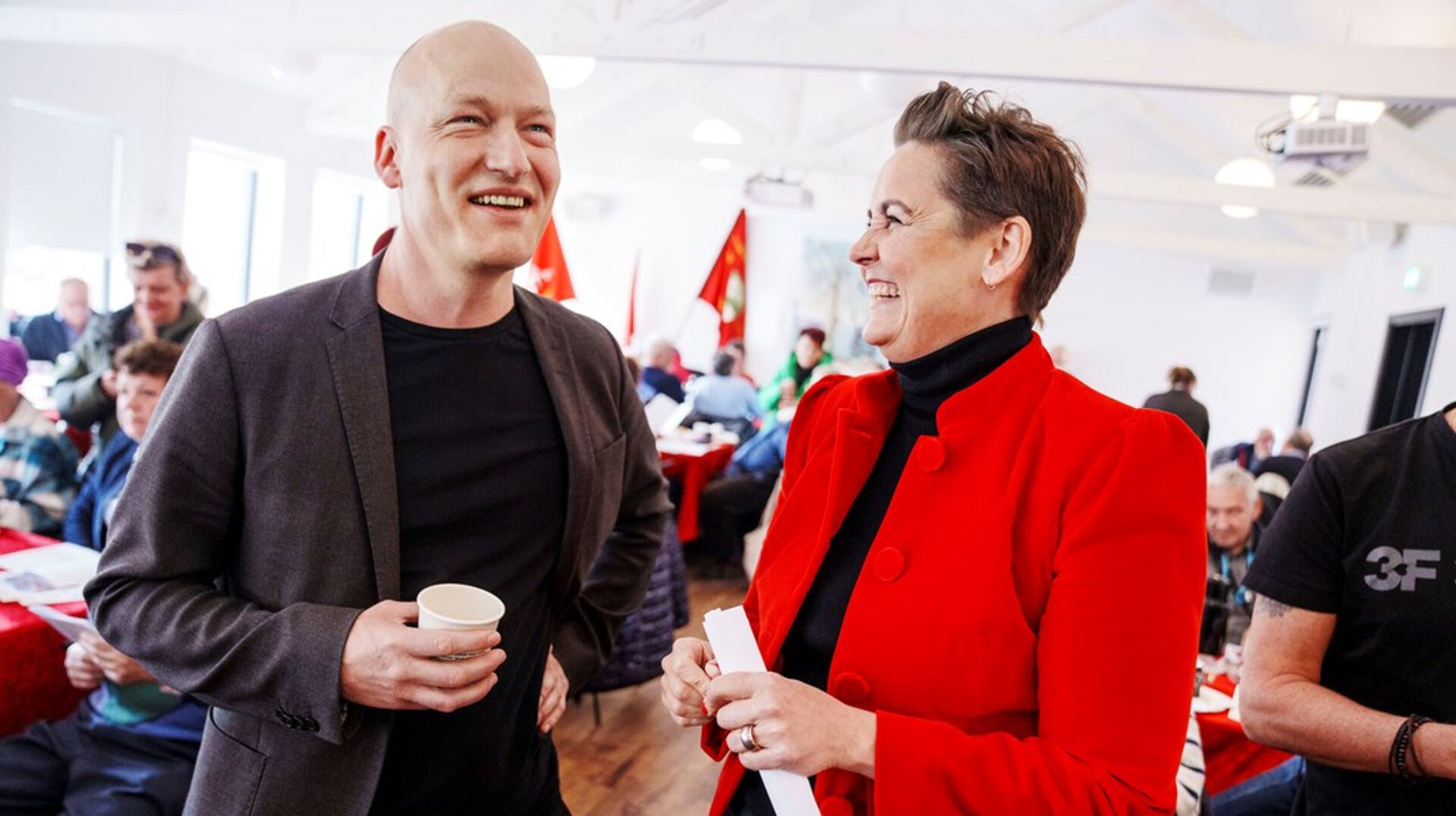 Pelle Dragsted og Pia Olsen Dyhr holder begge tale i anledning af 1. maj.