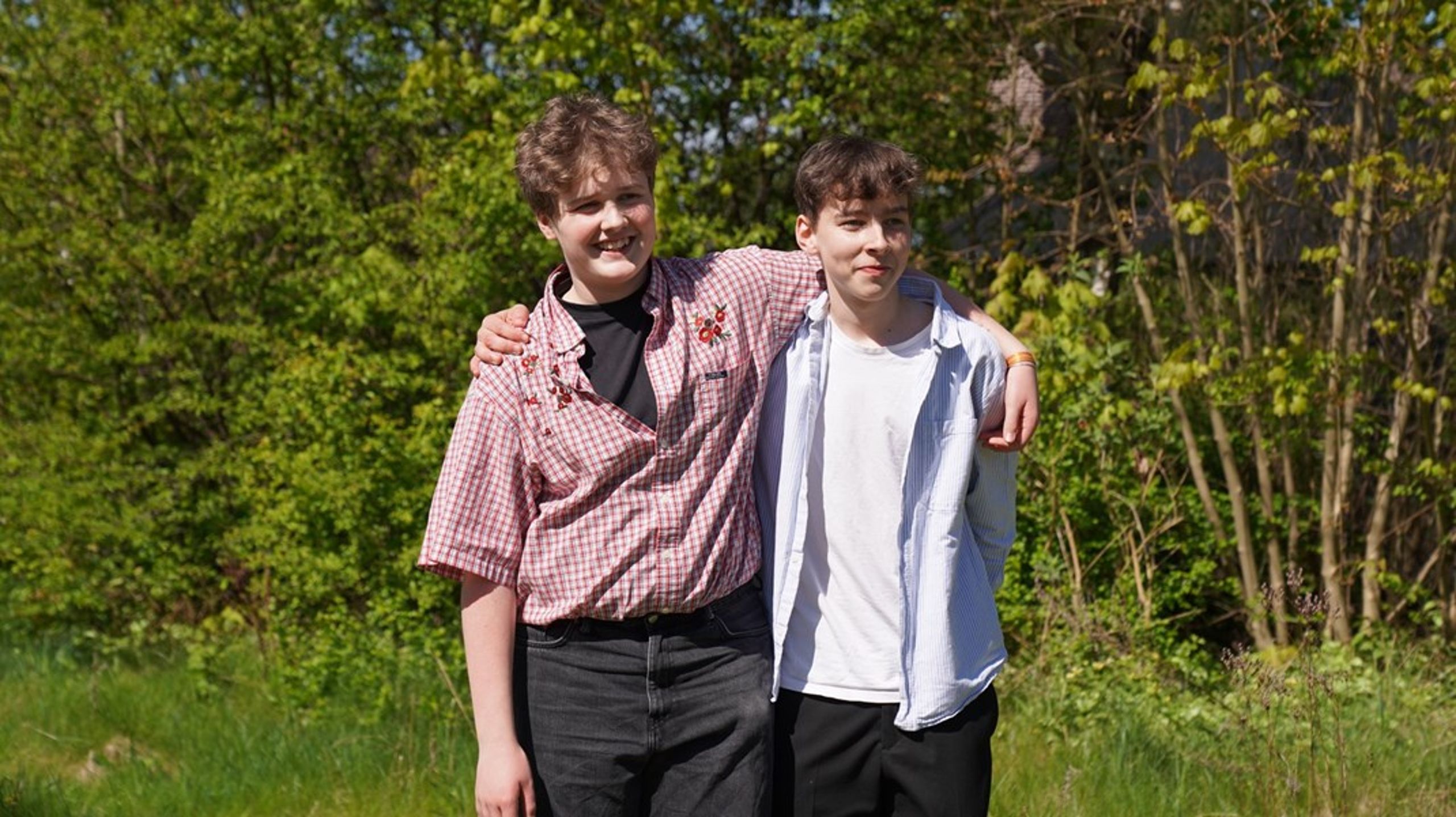 Formandskabet for Danske Skoleelever næste år vil bestå af&nbsp;Magnus Hermann, formand (til venstre) og Aksel Skovgaard Justensen, næstformand (til højre).