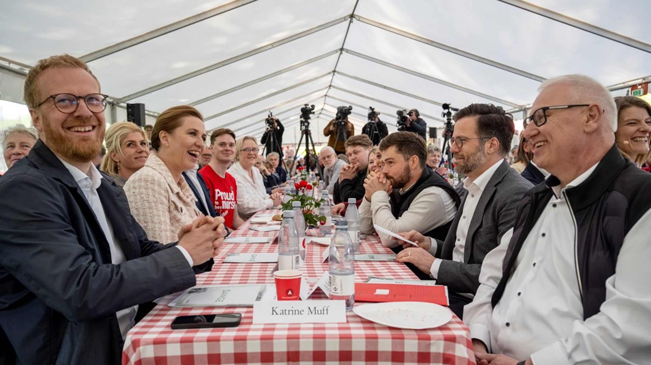 1. maj i Ansgar anlæg i Odense, hvor med Mette Frederiksen holdte sin 1. maj-tale og&nbsp;fejrede arbejdernes internationale kampdag.