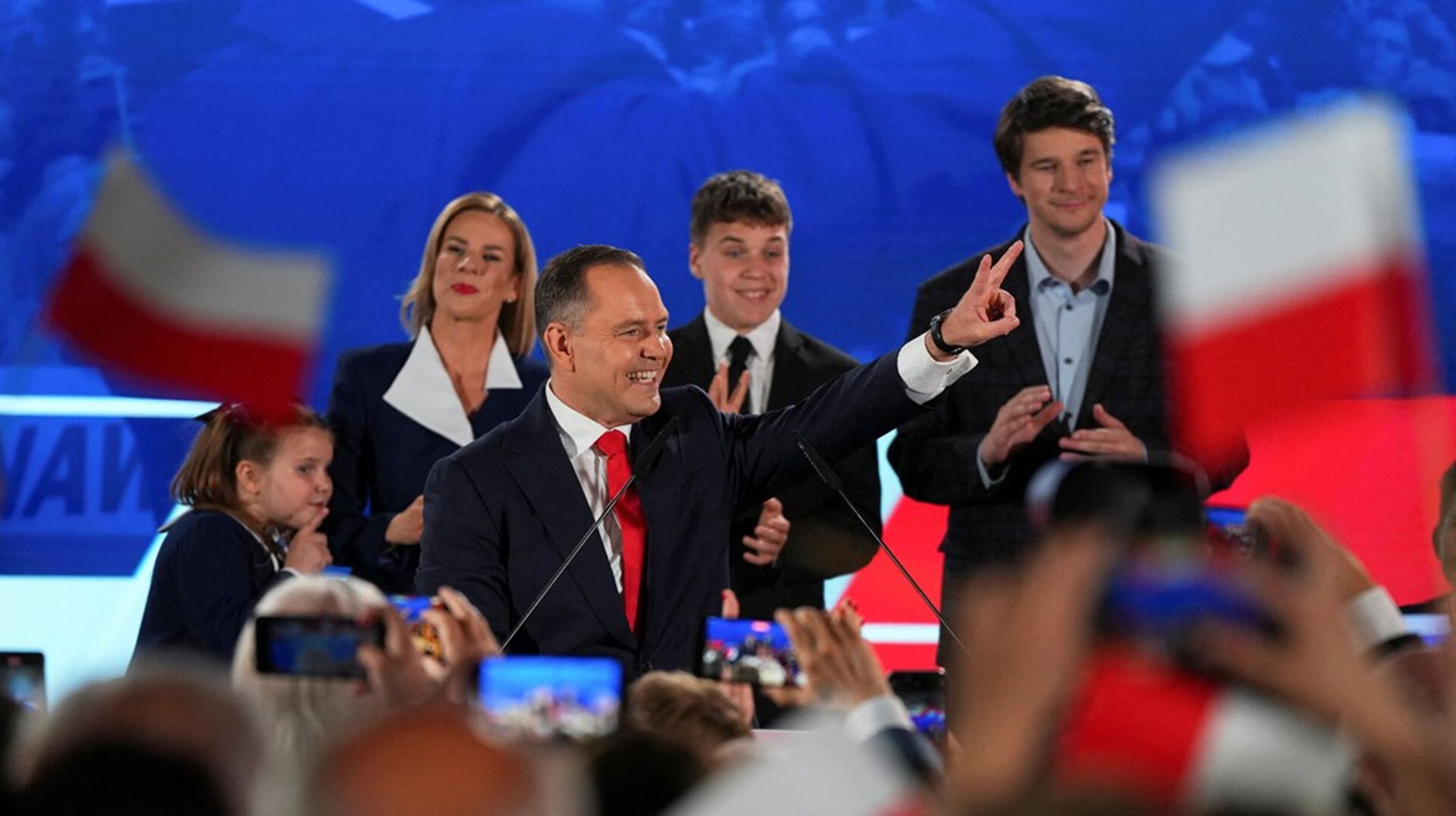 Karol Nawrocki vandt søndag aften det polske præsidentvalg meget snævert.&nbsp;