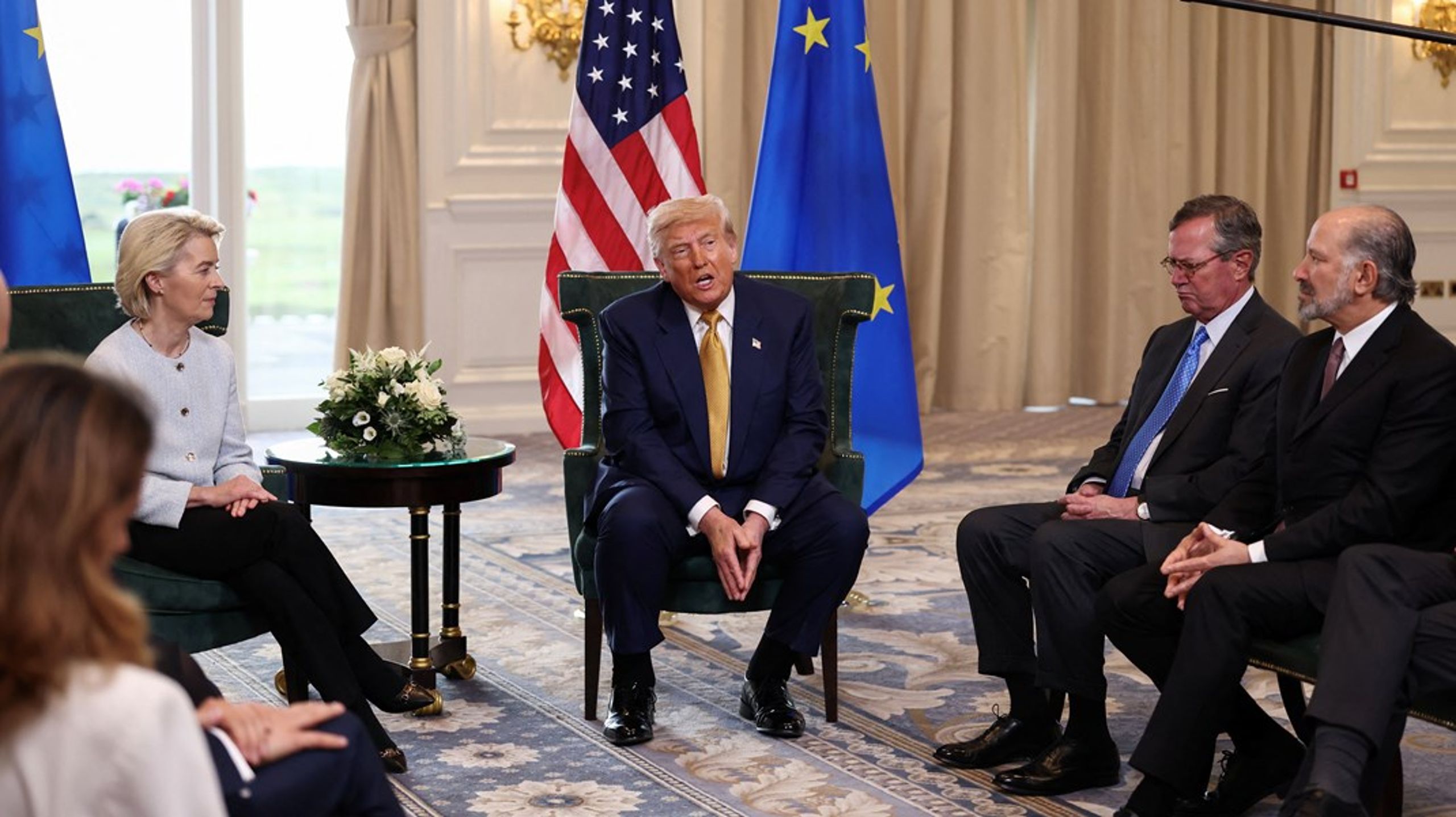 Handelsaftalen har illustreret, at Trump og hans handelsforhandlere er helt parate til at sammenkæde handelspolitikken med sikkerhedspolitikken, skriver&nbsp;Klavs A. Holm.