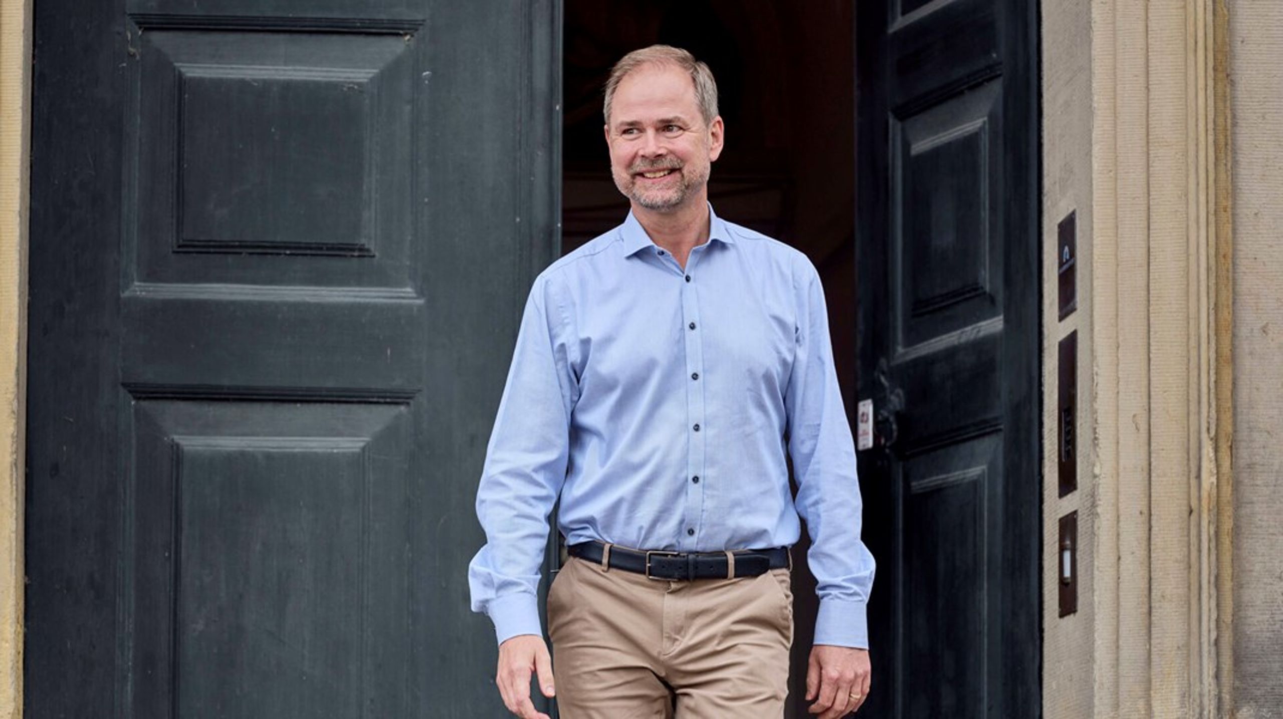 Finansminister Nicolai Wammen (S) gør klar til at præsentere regeringens finanslov for 2026.