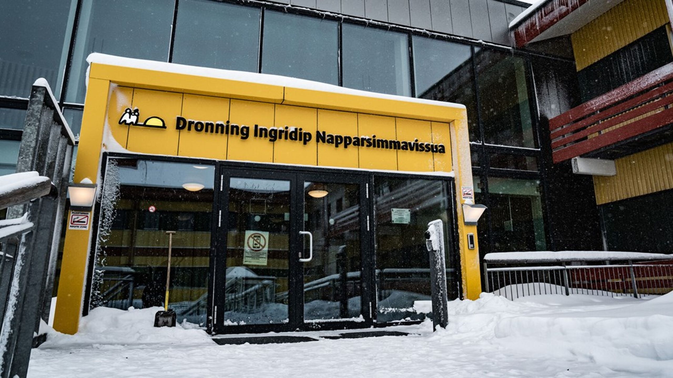 De grønlandske sygeplejerskers organisation Peqqissaasut Kattuffiat har valgt ny forperson (arkivfoto af Dronning Ingrids Hospital i Nuuk).