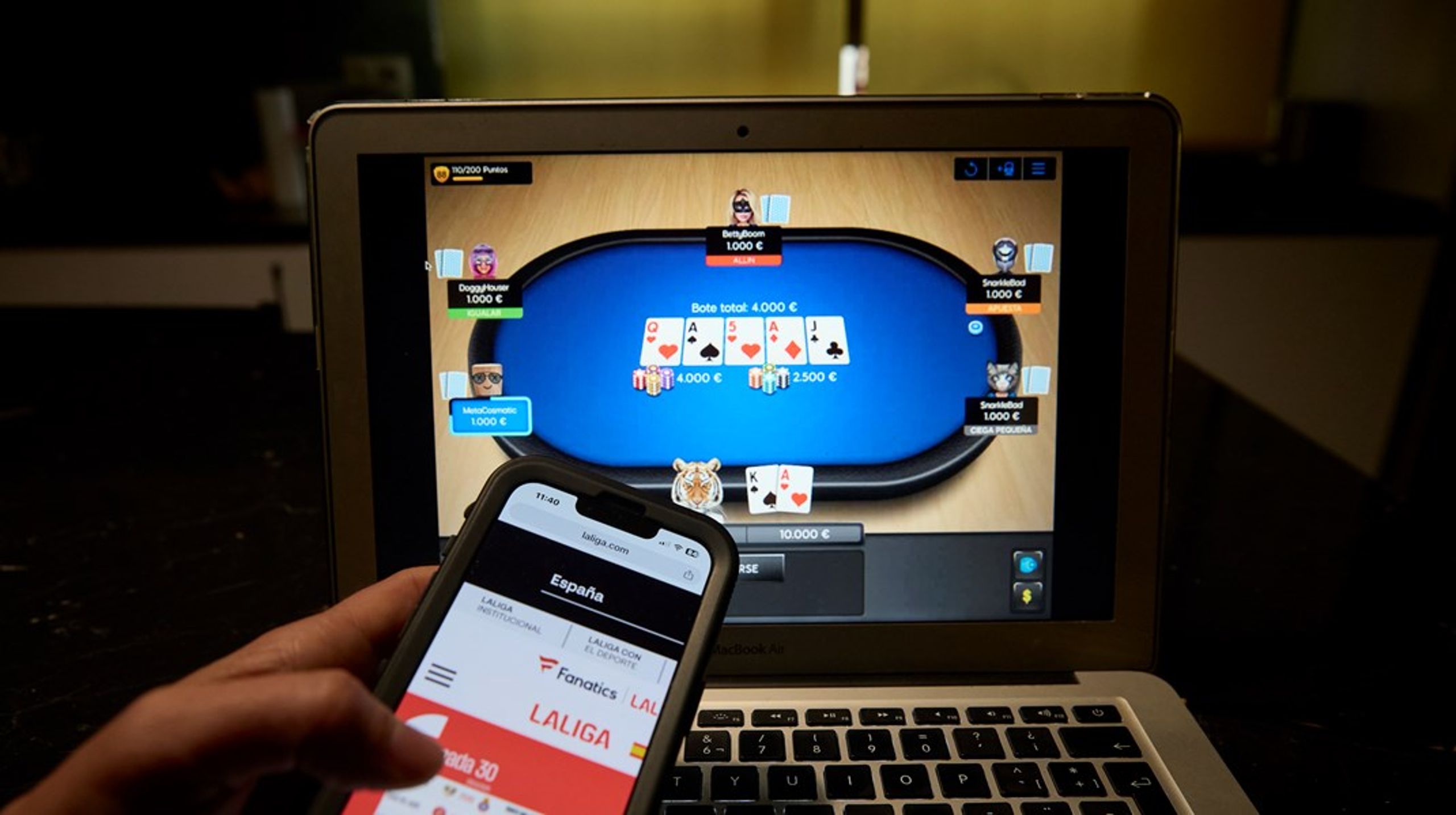 Tal viser, at færre unge spiller for at vinde penge.