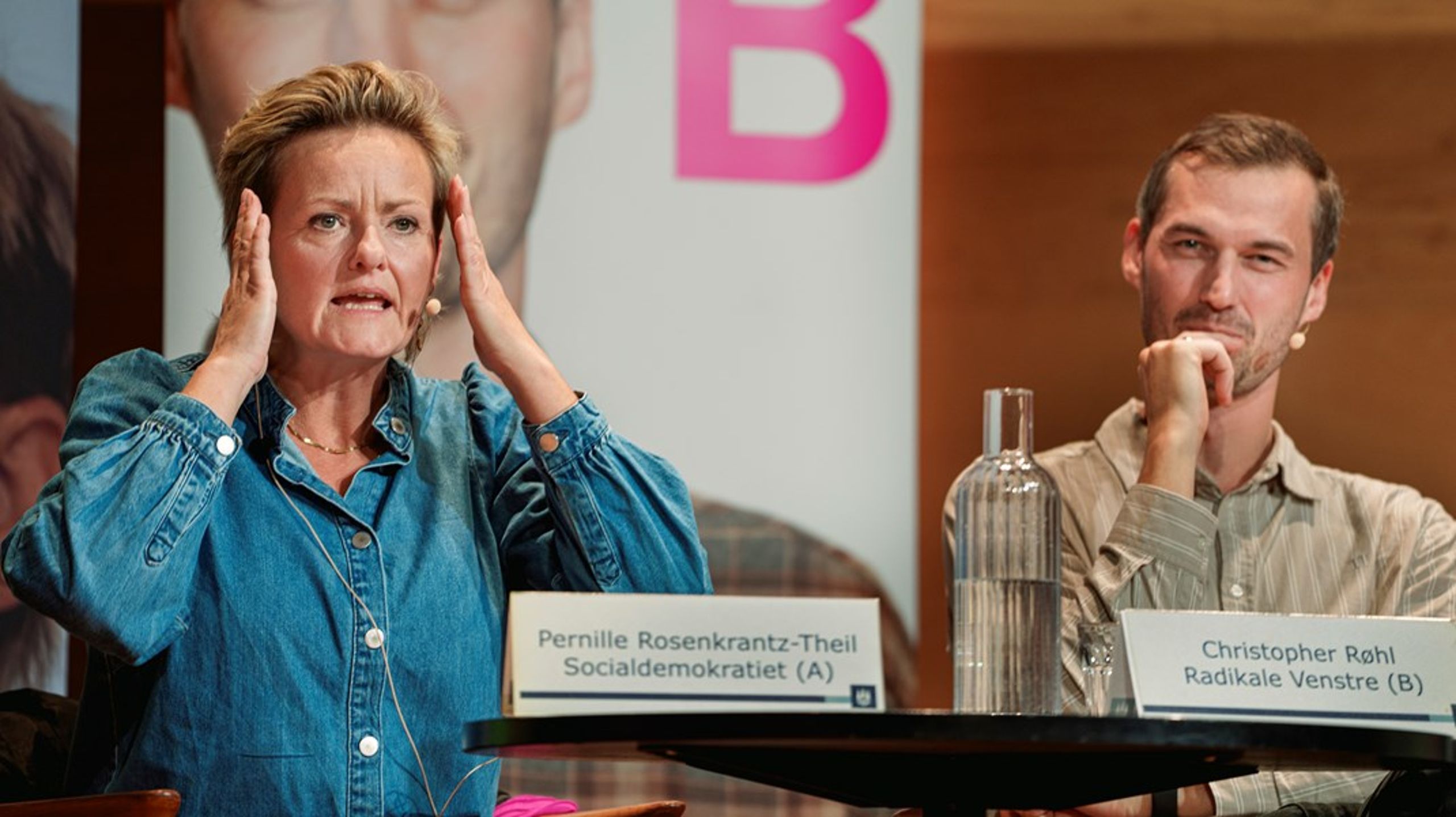 Pernille Rosenkrantz-Theil på valgmøde i DR Byen 29. oktober.&nbsp;<br><br>