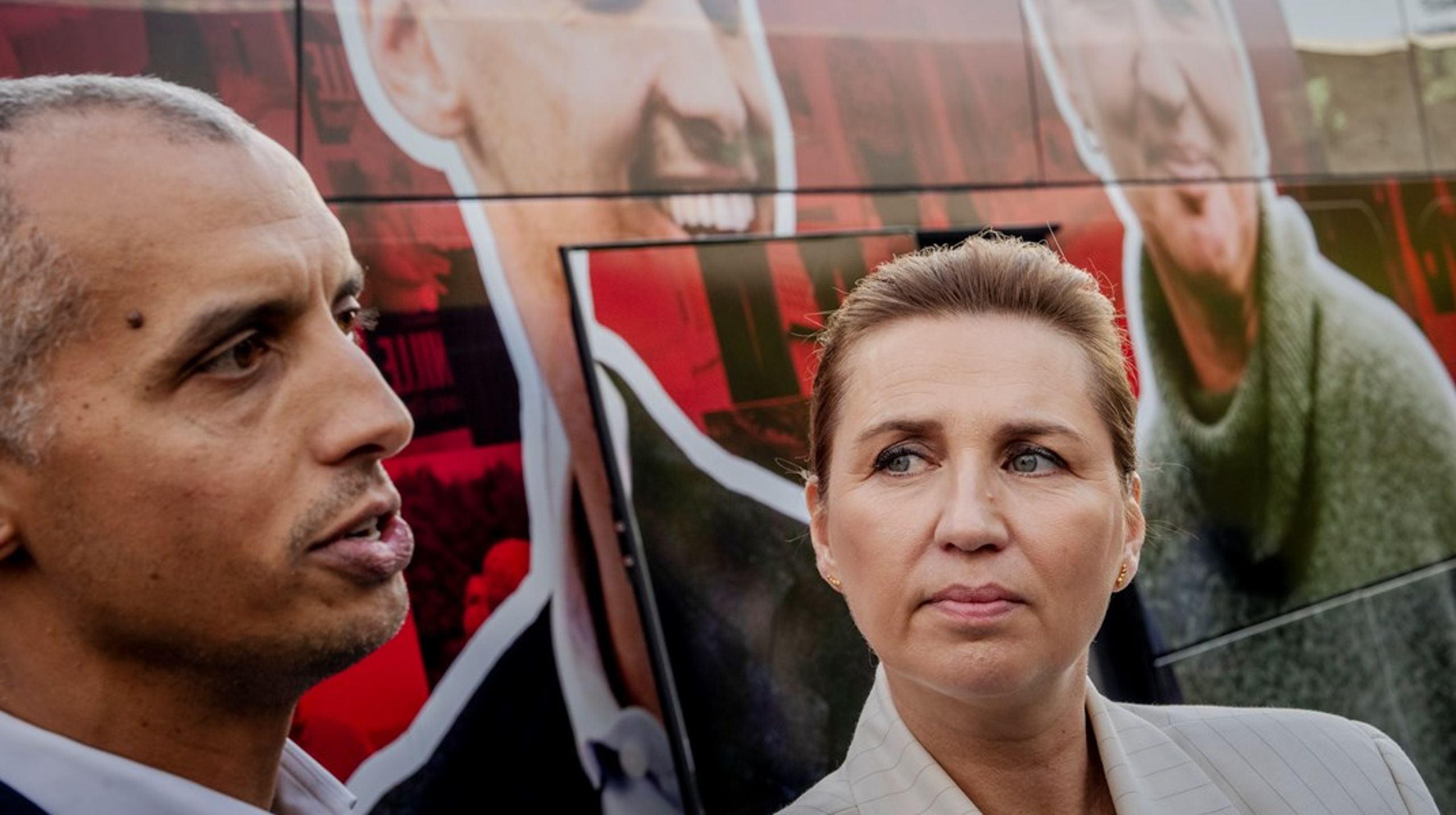 Undervisningsminister Mattias Tesfaye er Mette Frederiksens faste makker i&nbsp;kommunalvalgkampen.