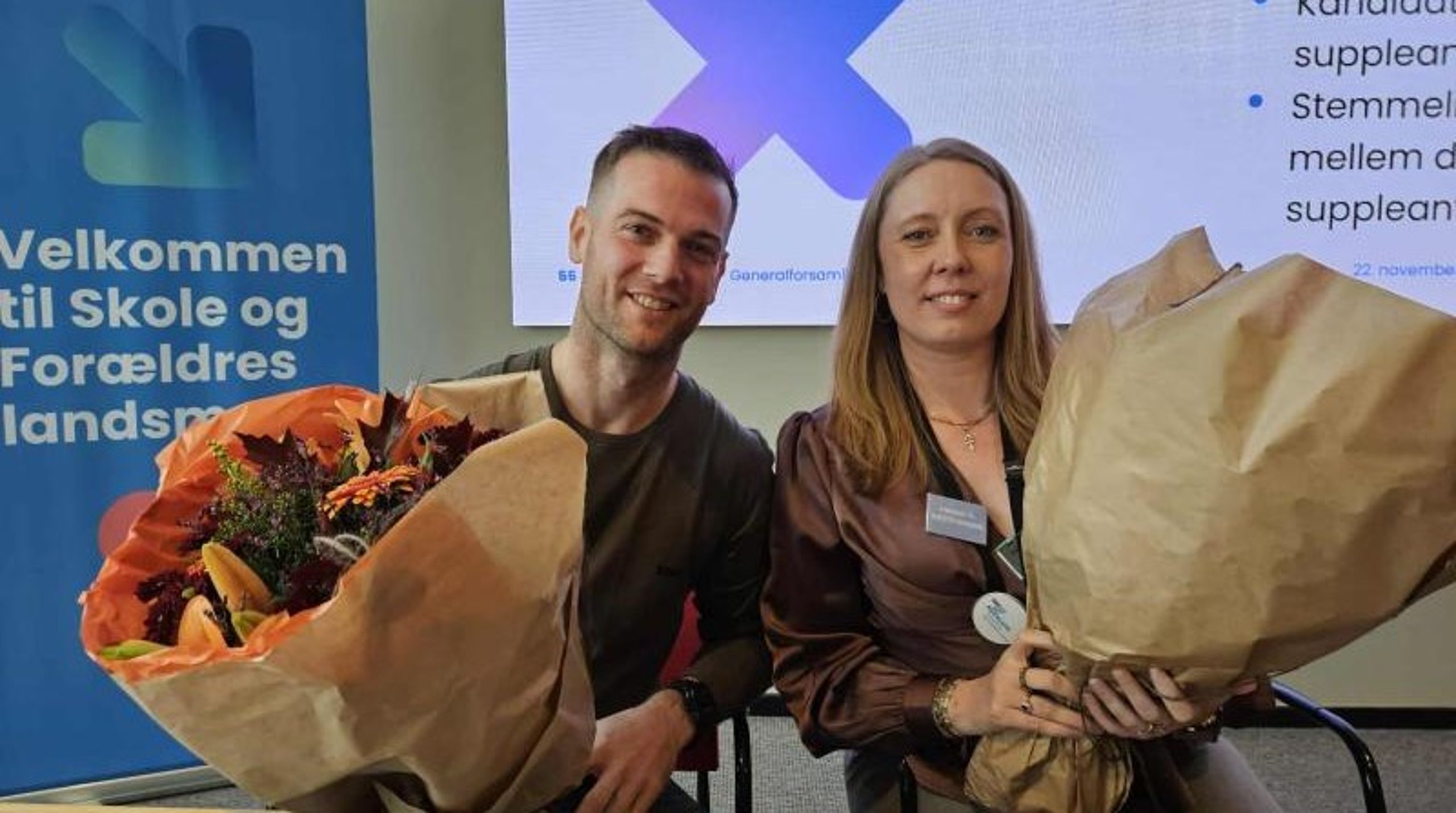 De to nye næstformænd blev valgt ved&nbsp;Skole og Forældres landsmøde.