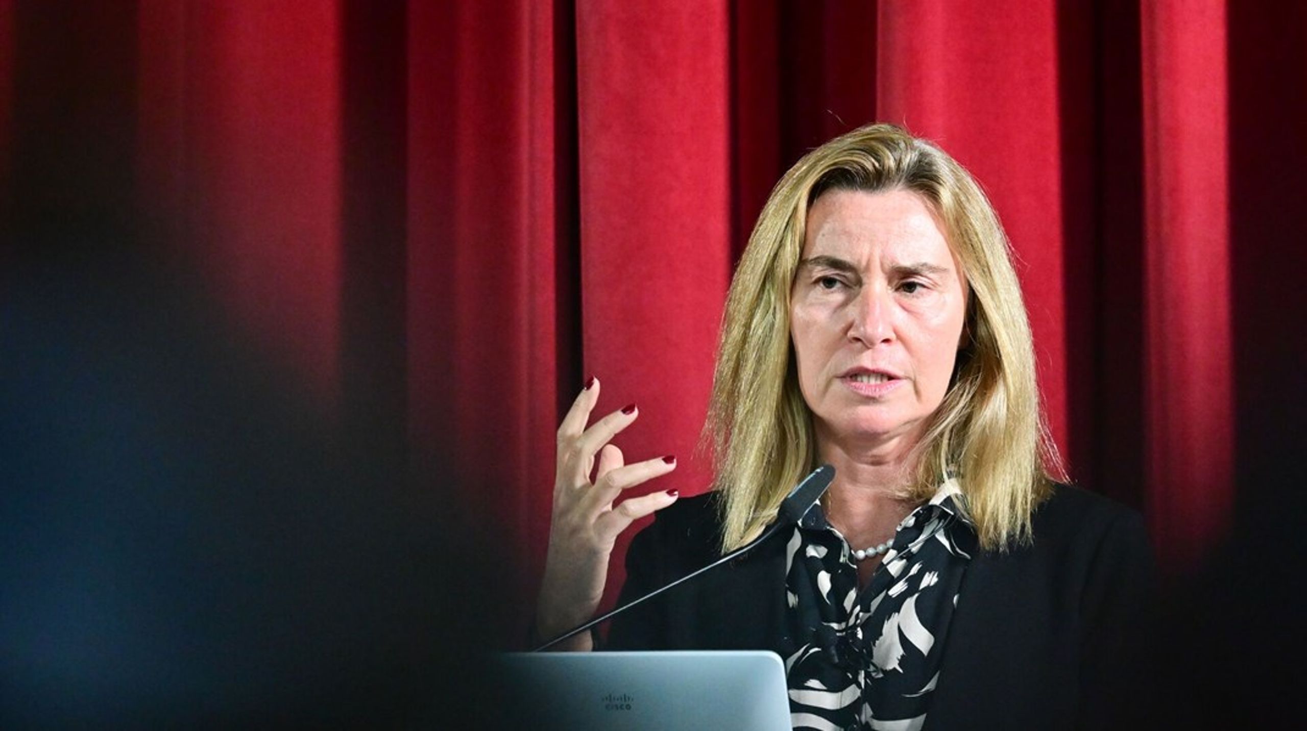 Federica Mogherini stod i spidsen for EU's Fælles Udenrigstjeneste (EEAS) fra 2014 til 2019 og har siden 2020 haft posten som rektor for Europakollegiet.