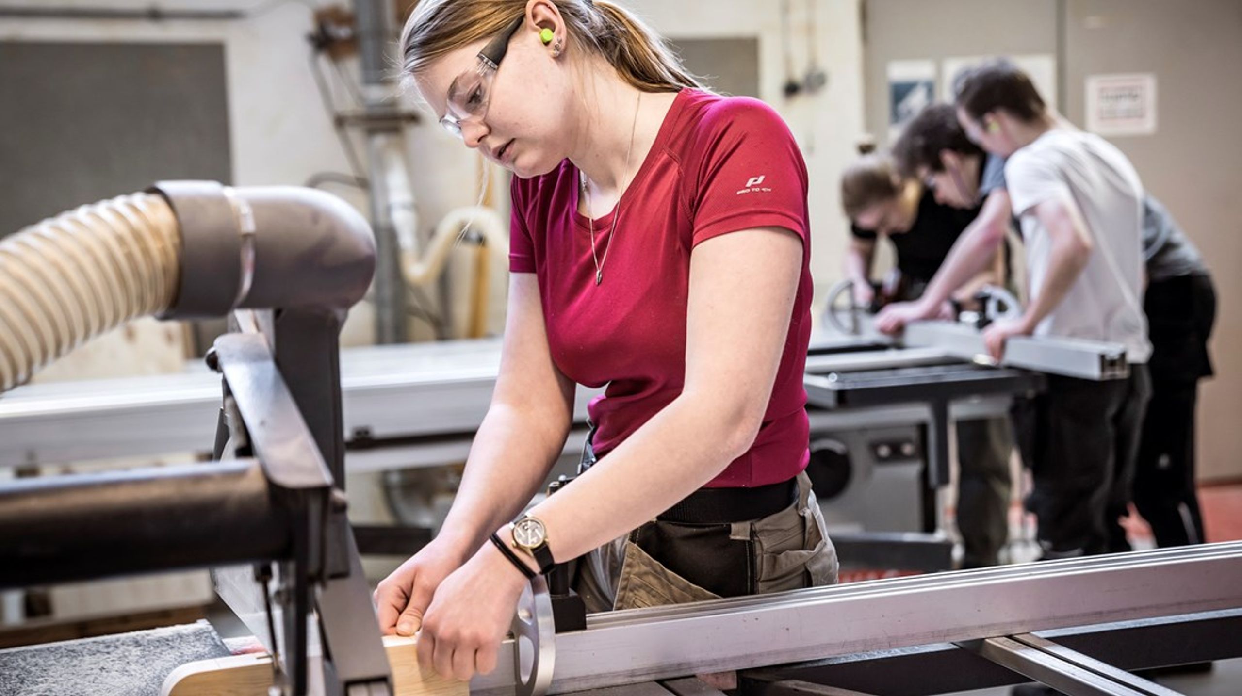 Hver fjerde elev i juniormesterlære er pige.&nbsp;