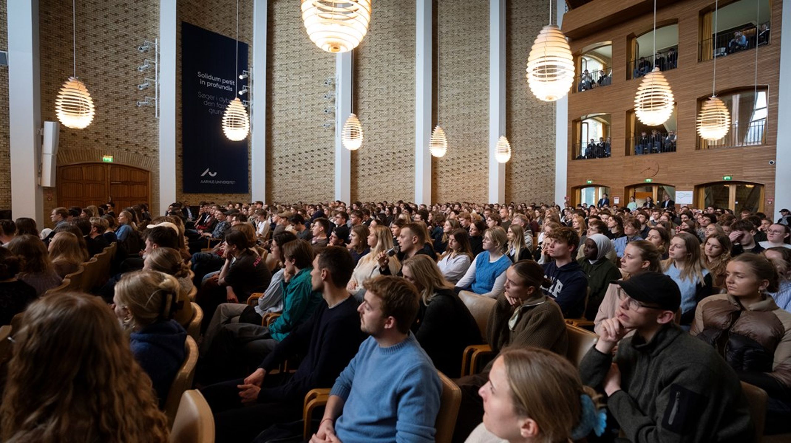 Studerende på Aarhus Universitet.