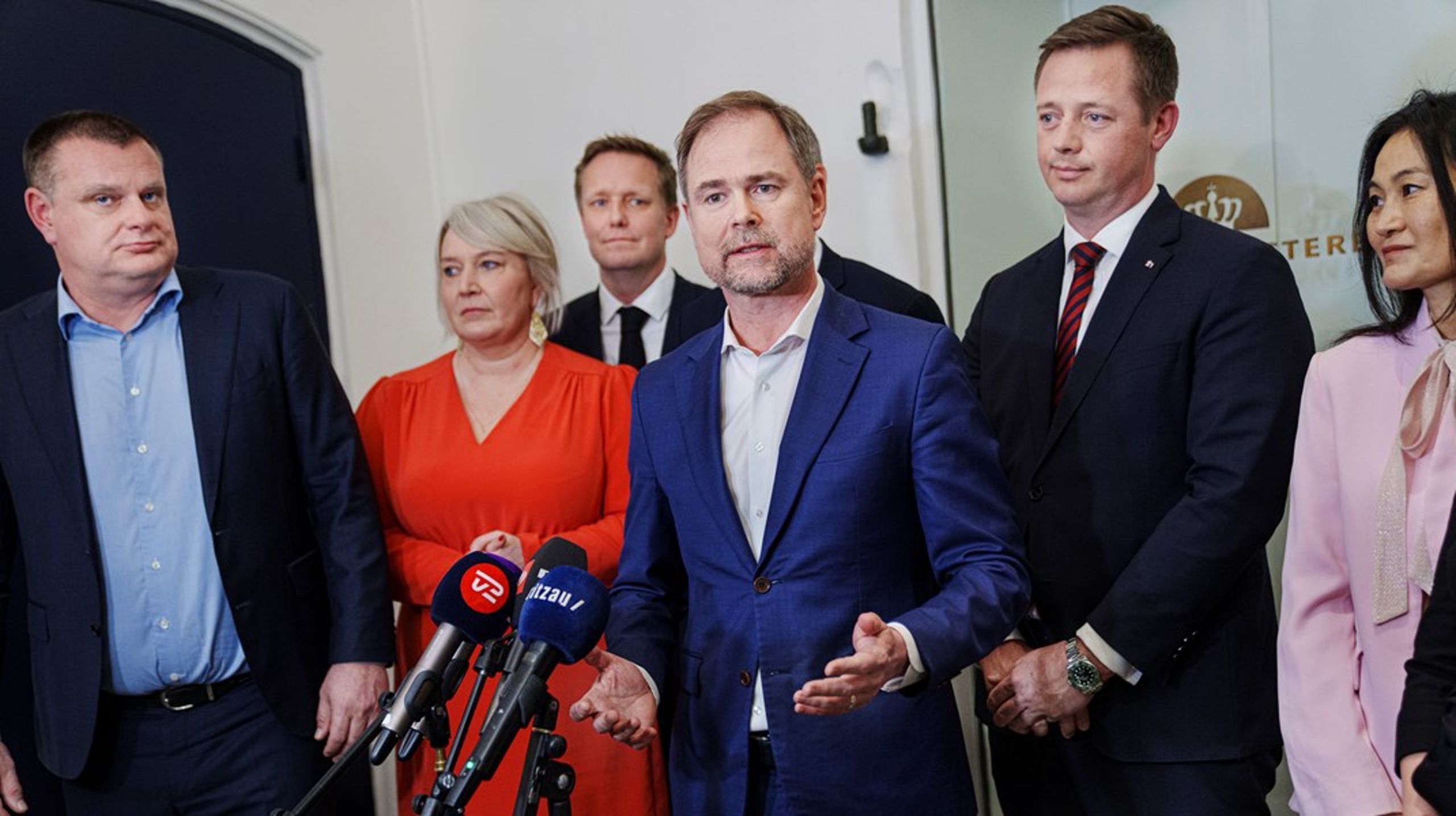 Finansminister Nicolai Wammen (S) præsenterede sammen med blandt andre transportminister Thomas Danielsen (V) en aftale om byudvikling og metroudvidelser i København.