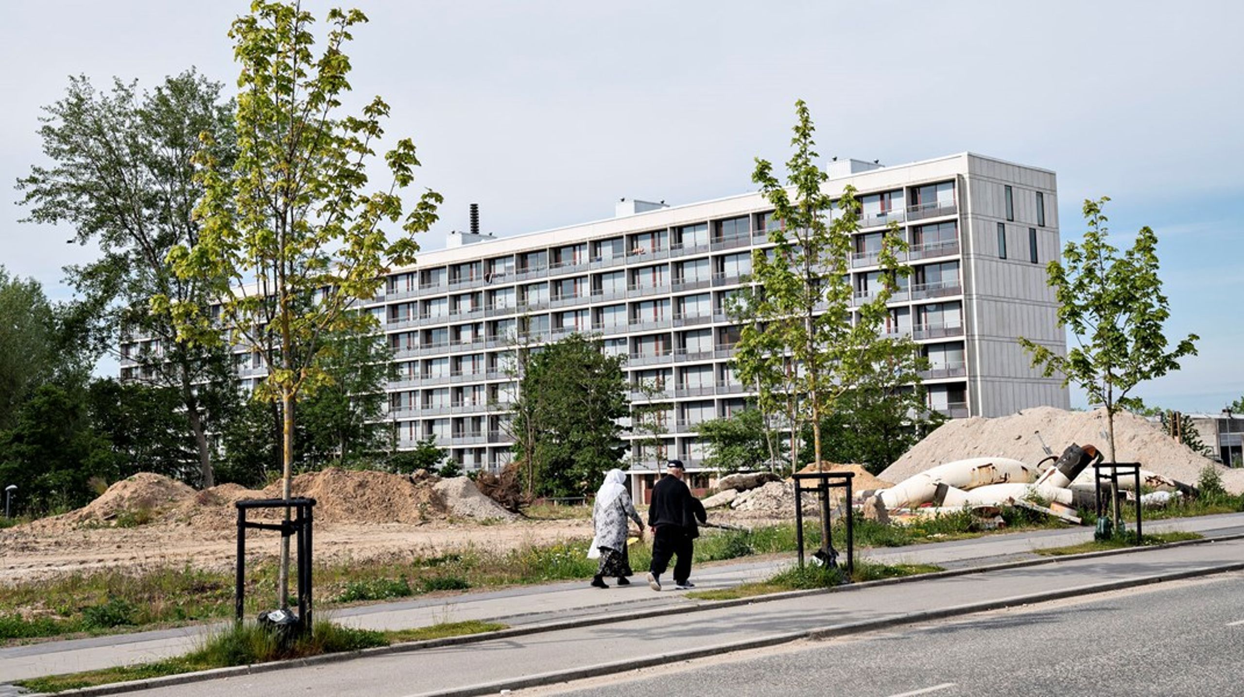 Gellerupparken i Aarhus er et af de boligområder, hvor den fysiske omdannelse er i gang.