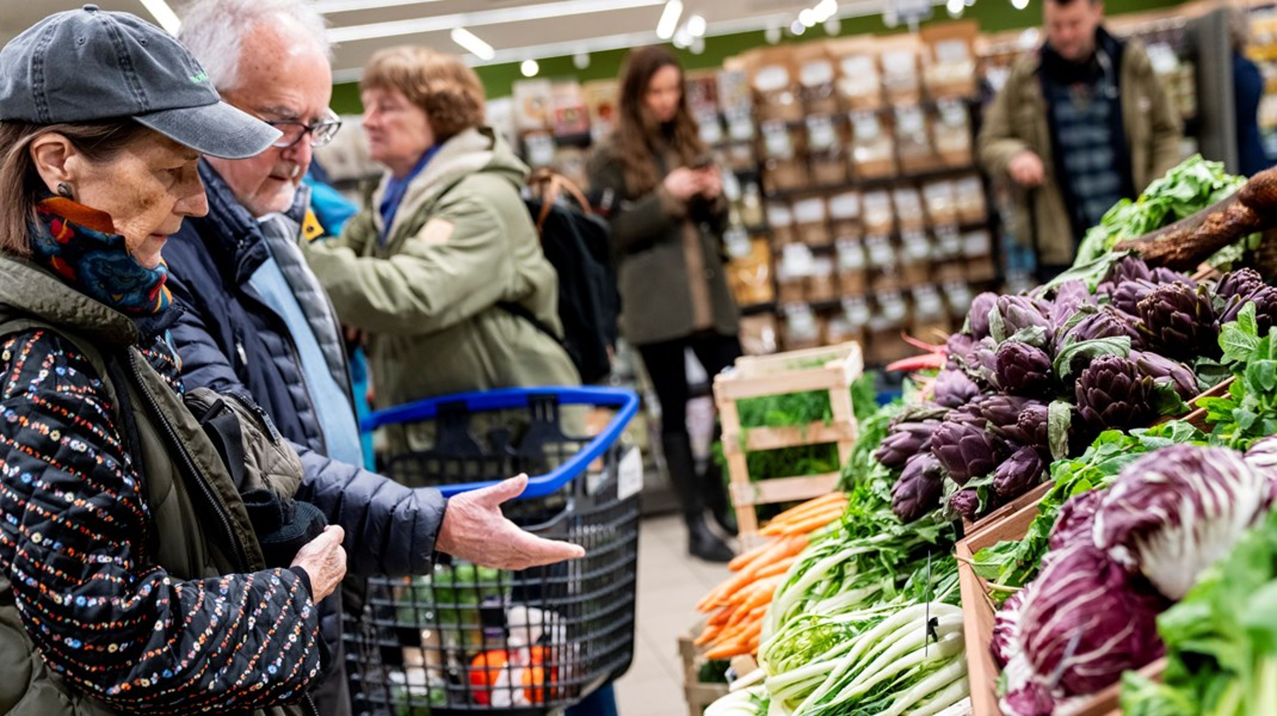 Selvom inflationen har været relativt stabil på to procent&nbsp;de seneste par år, er især fødevarepriserne steget knap 30 procent siden januar 2022, ifølge økonomiministeriet. Arkivfoto.