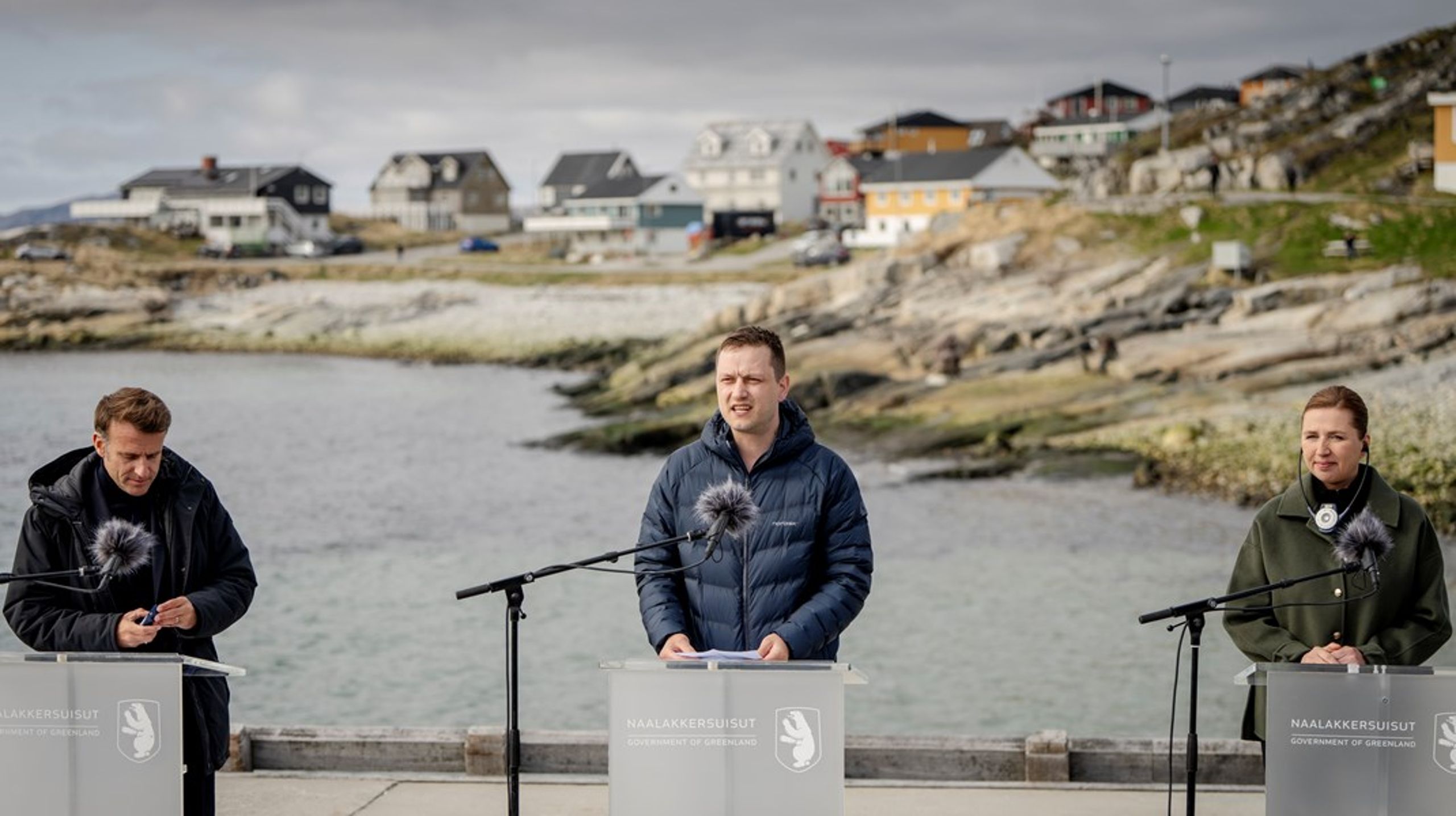 I juni besøgte Frankrigs præsident Emmanuel Macron sammen med Mette Frederiksen Grønland og&nbsp;landsstyreformand Jens-Frederik Nielsen.