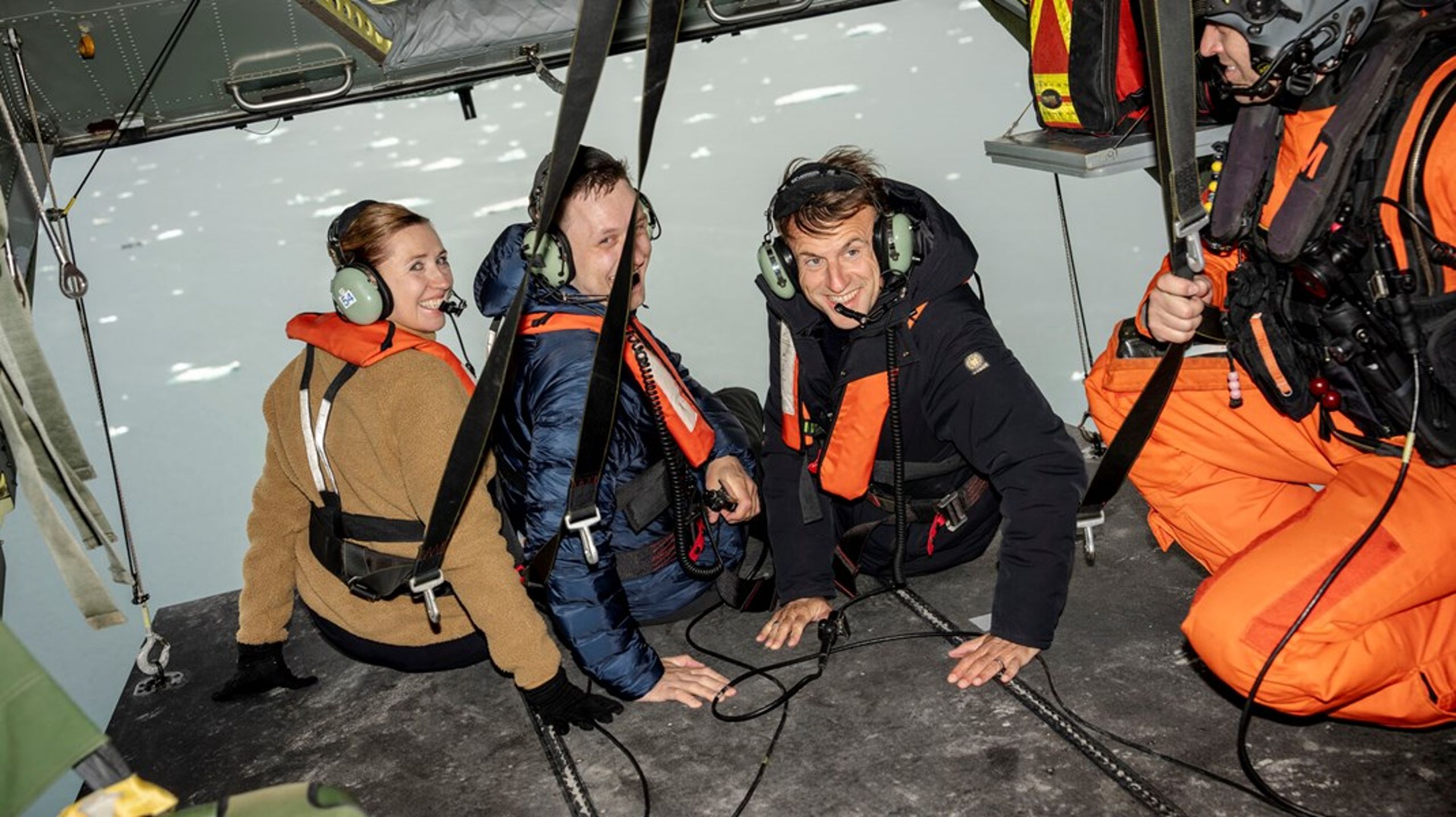 Da Frankrigs præsident, Emmanuel Macron, sidste sommer besøgte Grønland, fløj han i helikopter sammen med statsminister Mette Frederiksen (S) og landsstyreformand Jens-Frederik Nielsen. Men kan Macron og andre europæiske ledere gøre noget for Grønland og Danmark, hvis præsident Trump gør alvor af sine trusler?