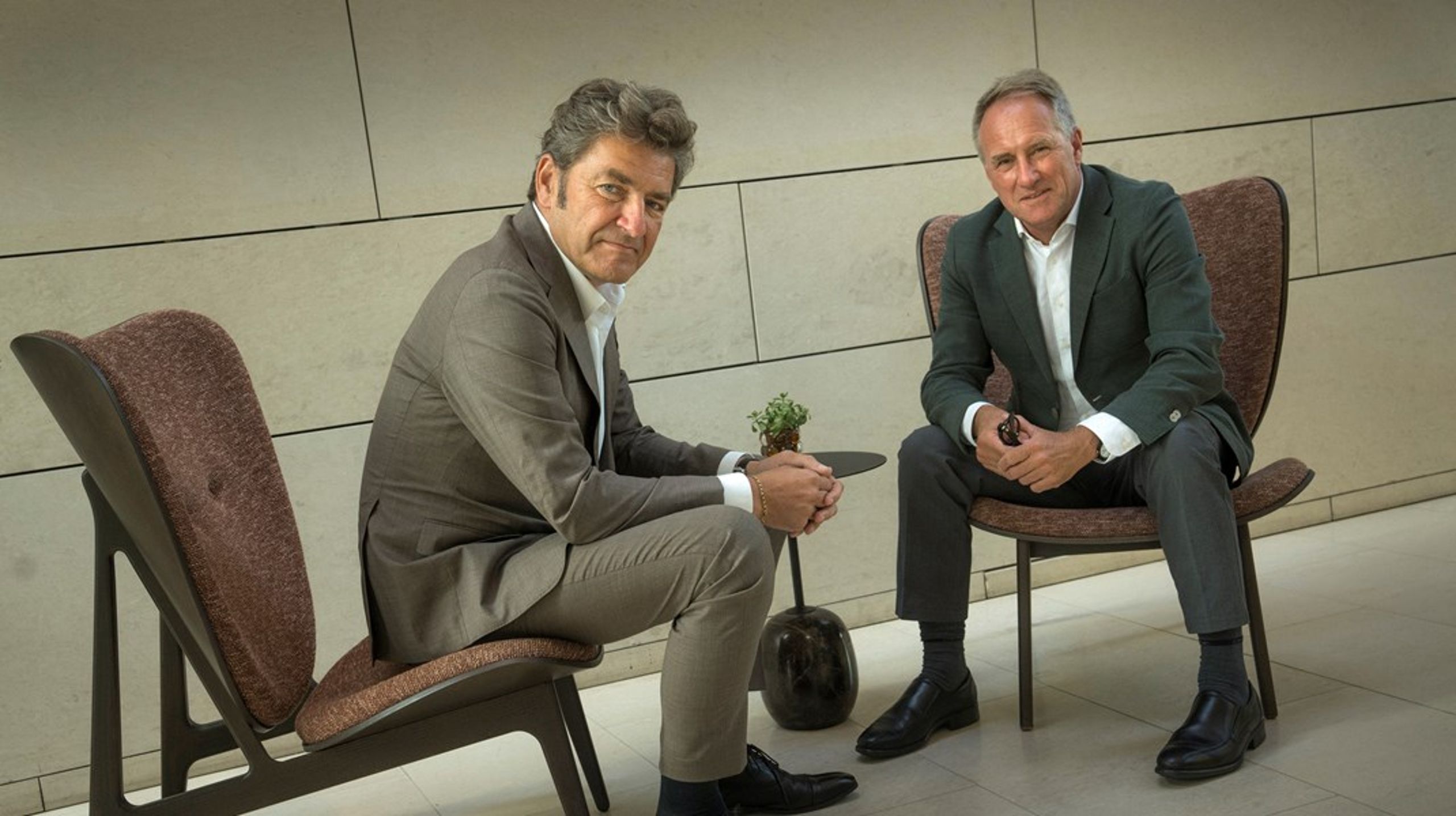 Netcompany-topchef&nbsp;André Rogaczewski er den bedst forbundne virksomhedsleder i magteliten, mens DI-boss Lars Sandahl Sørensen er den mest centrale person fra en erhvervsorganisation, ifølge nyt studie. Lars Sandahl Sørensen er også den næstbedst forbundne person i magteliten overhovedet efter Dansk Metals formand, Claus Jensen. Arkivfoto.&nbsp;