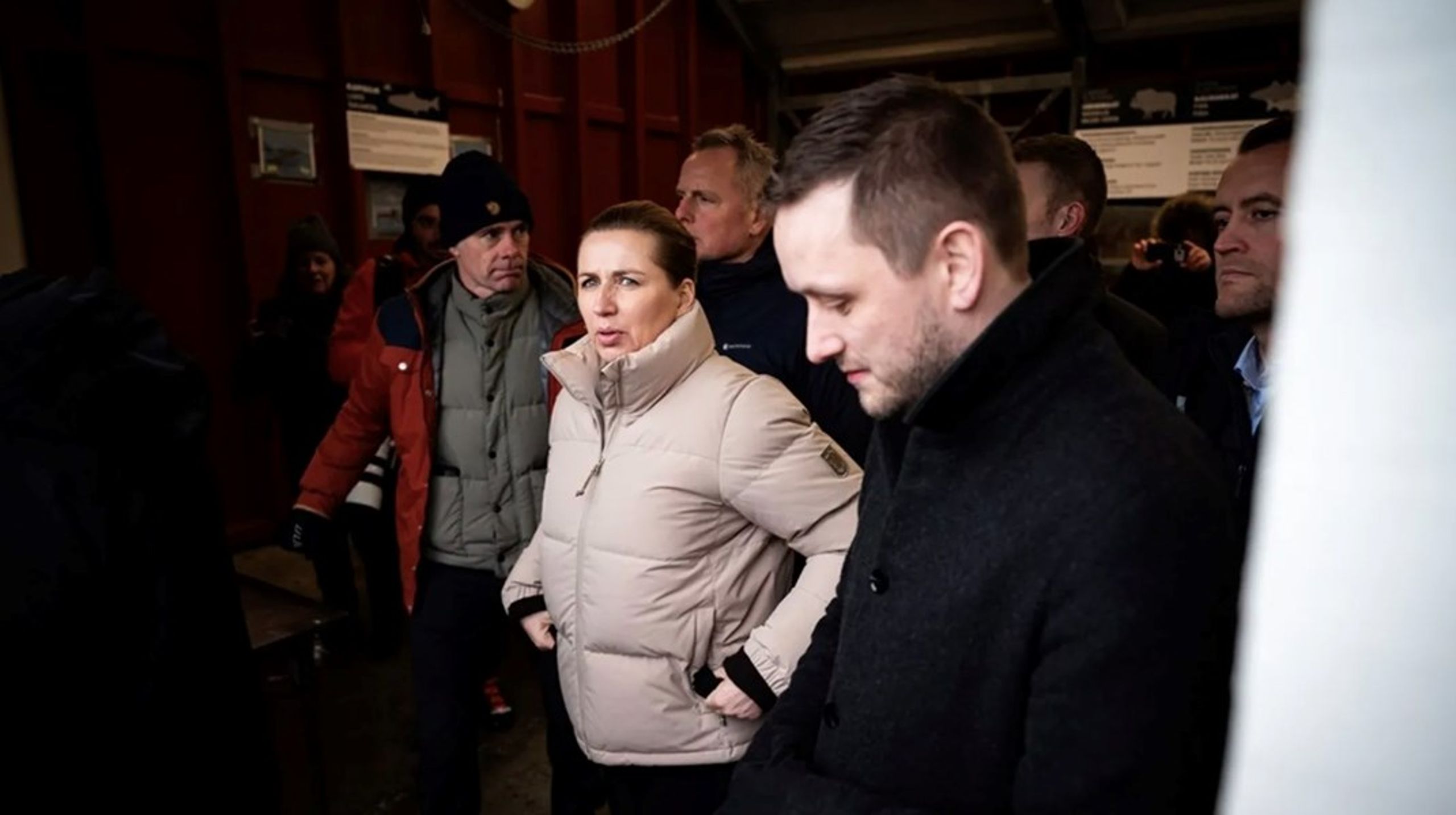 Statsminister Mette Frederiksen besøgte Nuuk og Grønlands regeringschef Jens-Frederik Nielsen fredag.