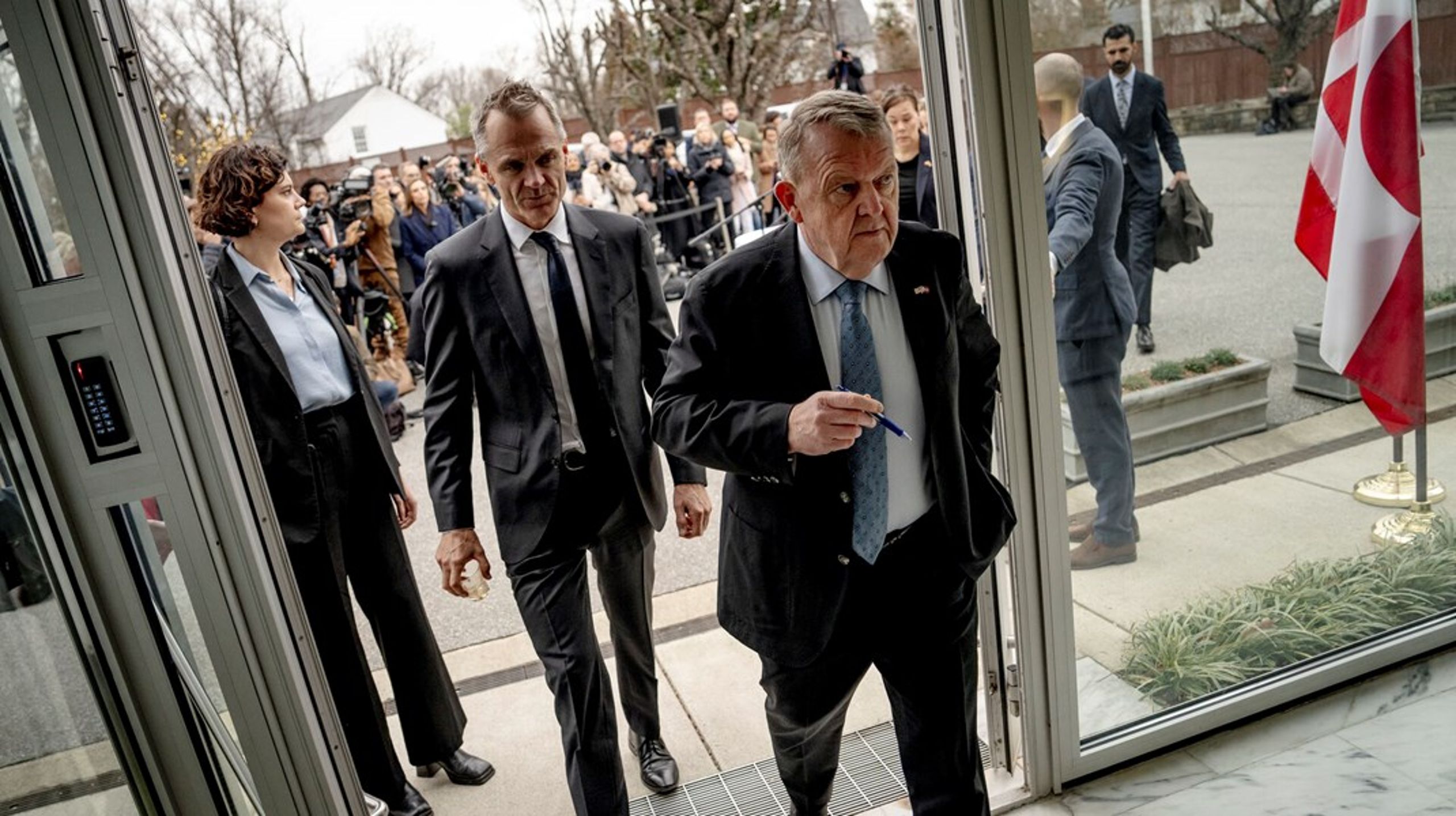 Udenrigsminister Lars Løkke Rasmussen var en af hovedpersonerne på den politiske verdensscene, da han sammen med Grønlands udenrigsminister Vivian Motzfeldt mødtes med toppen af den amerikanske regering i Washington D.C.