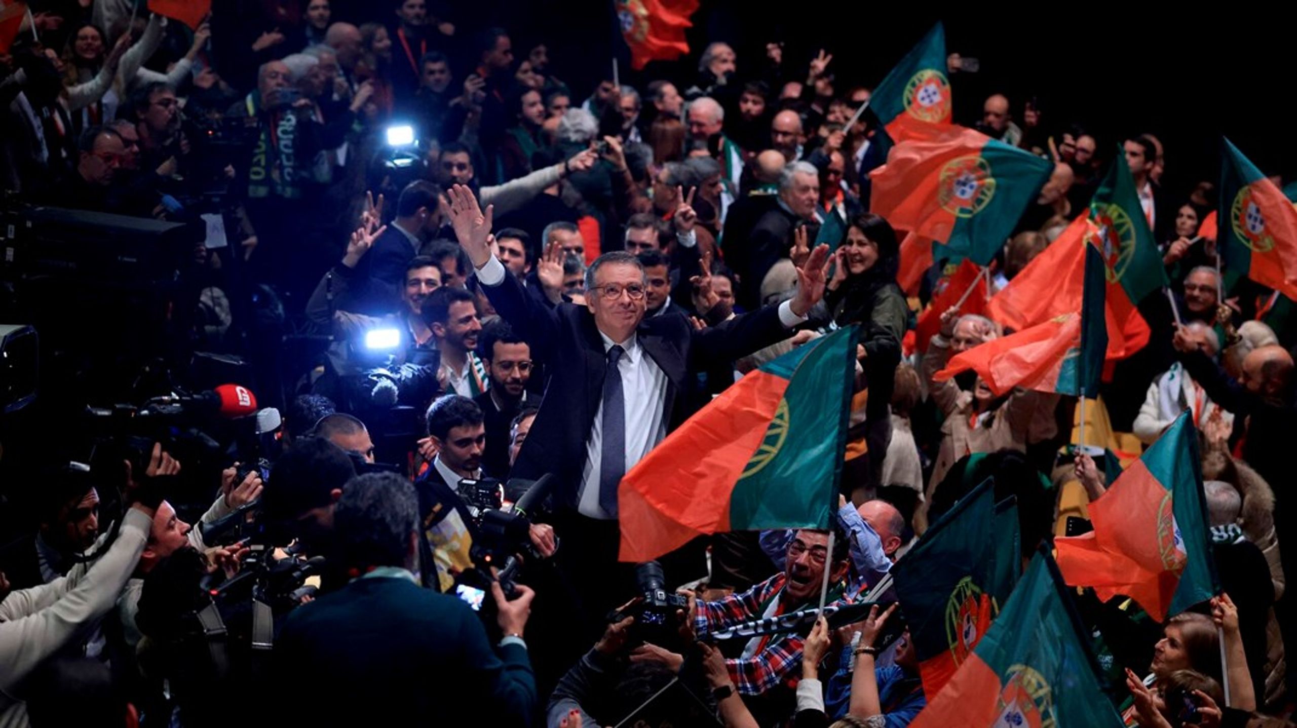 Her ses&nbsp;António José Seguro efter den anden og afgørende&nbsp;runde af&nbsp;præsidentvalget.