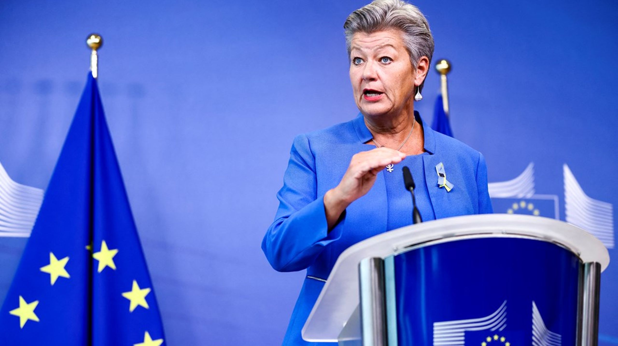 I fem år var svenske Ylva Johansson EU's migrationskommissær. Nu er hun særlig udsending for de millioner af ukrainere, der er flygtet fra krigen.